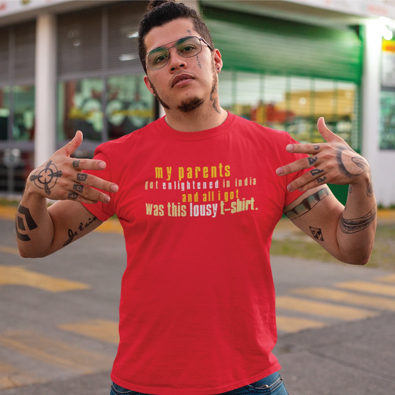 Lousy T-shirt 100% Cotton Men's Everyday Casual Wear Shipping Globally