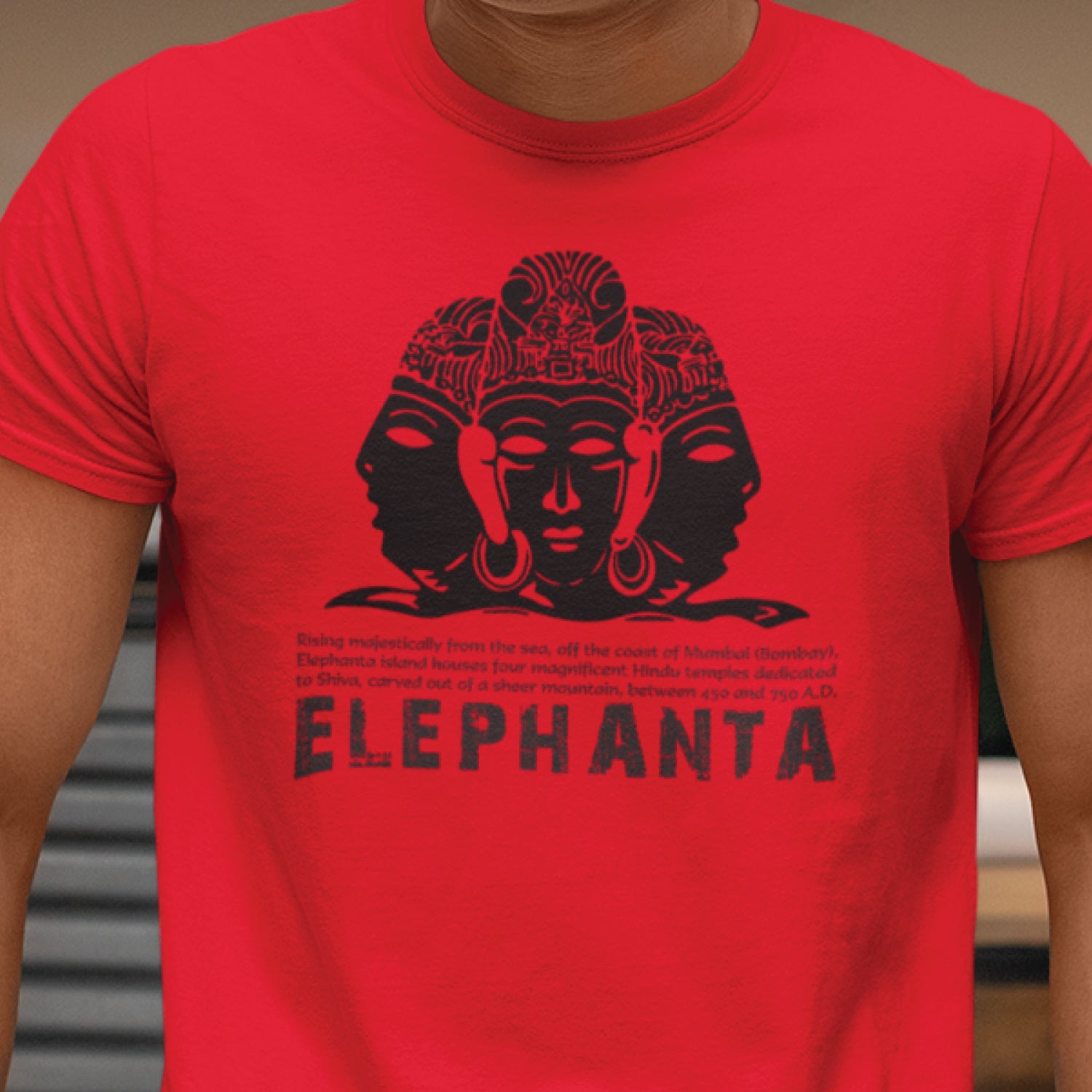 Elephanta 100% Cotton Men's T-Shirt Everyday Casual Wear Shipping Globally