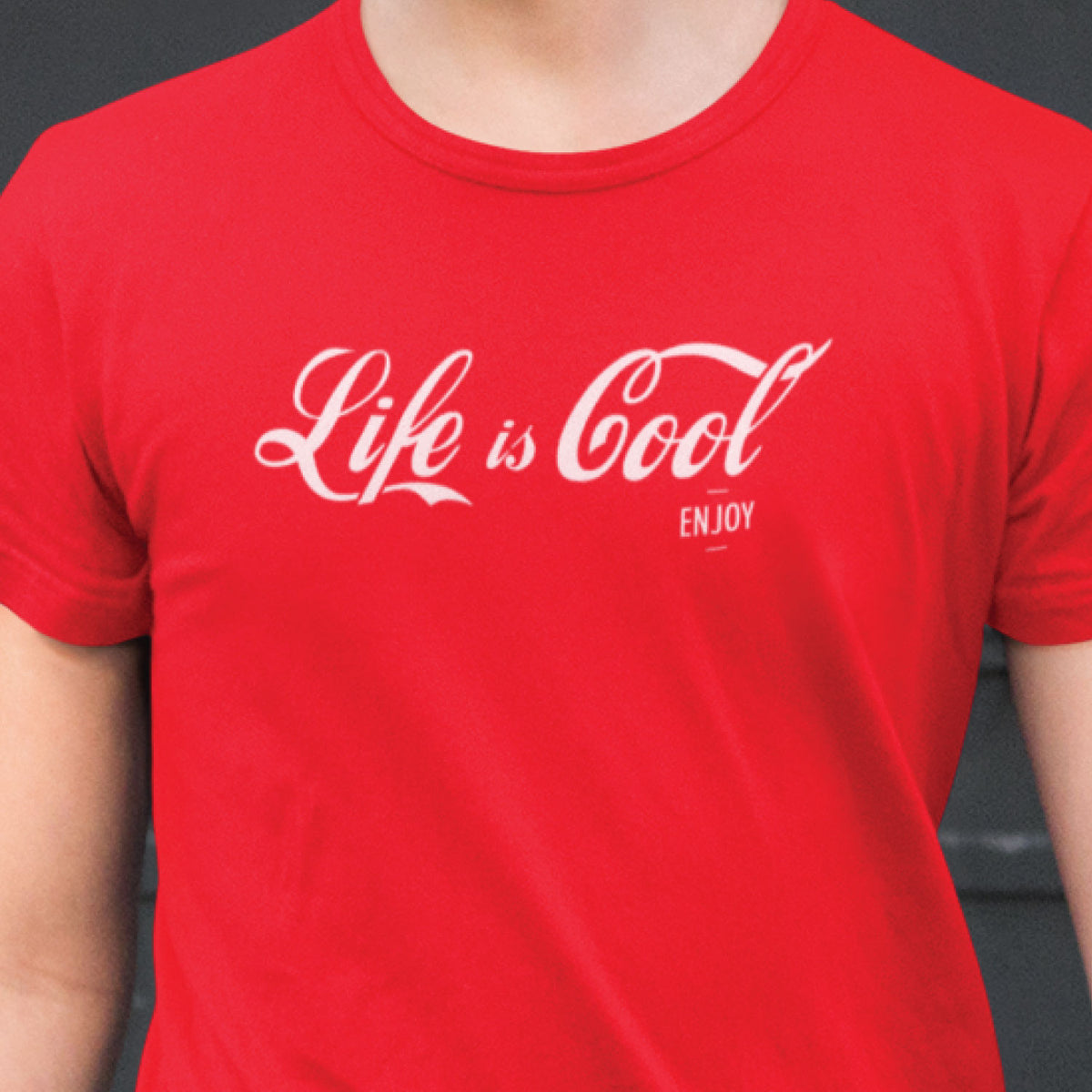 Life Is Cool Graphic T-Shirt | Tantra T-Shirts
