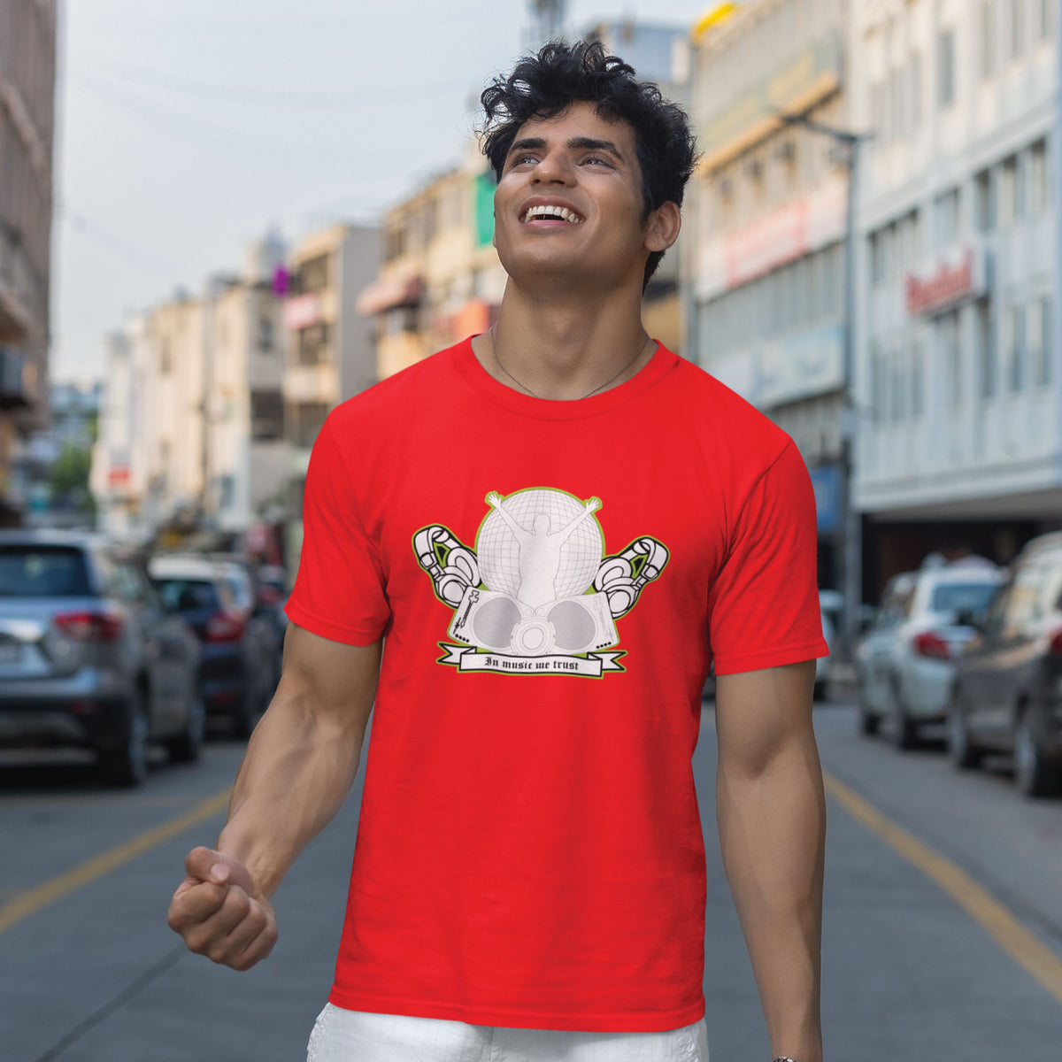 Music Trust Graphic Printed T-Shirt | Tantra T-Shirts