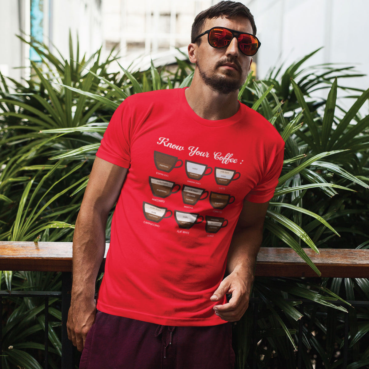 "Know Your Coffee" Graphic Printed T-Shirt | Tantra T-Shirts