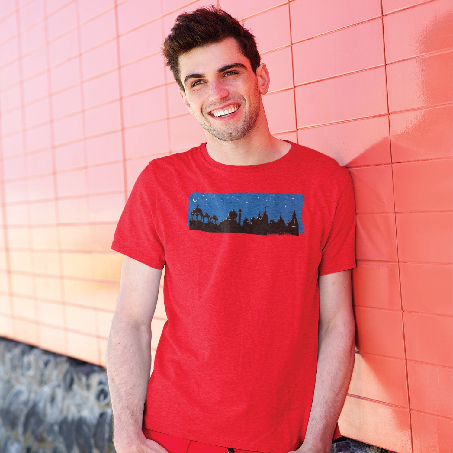 Tandoori Nights Men's Graphic Print Cotton T-Shirt Everyday Comfort Wear Original Since 1997 Shipping Globally