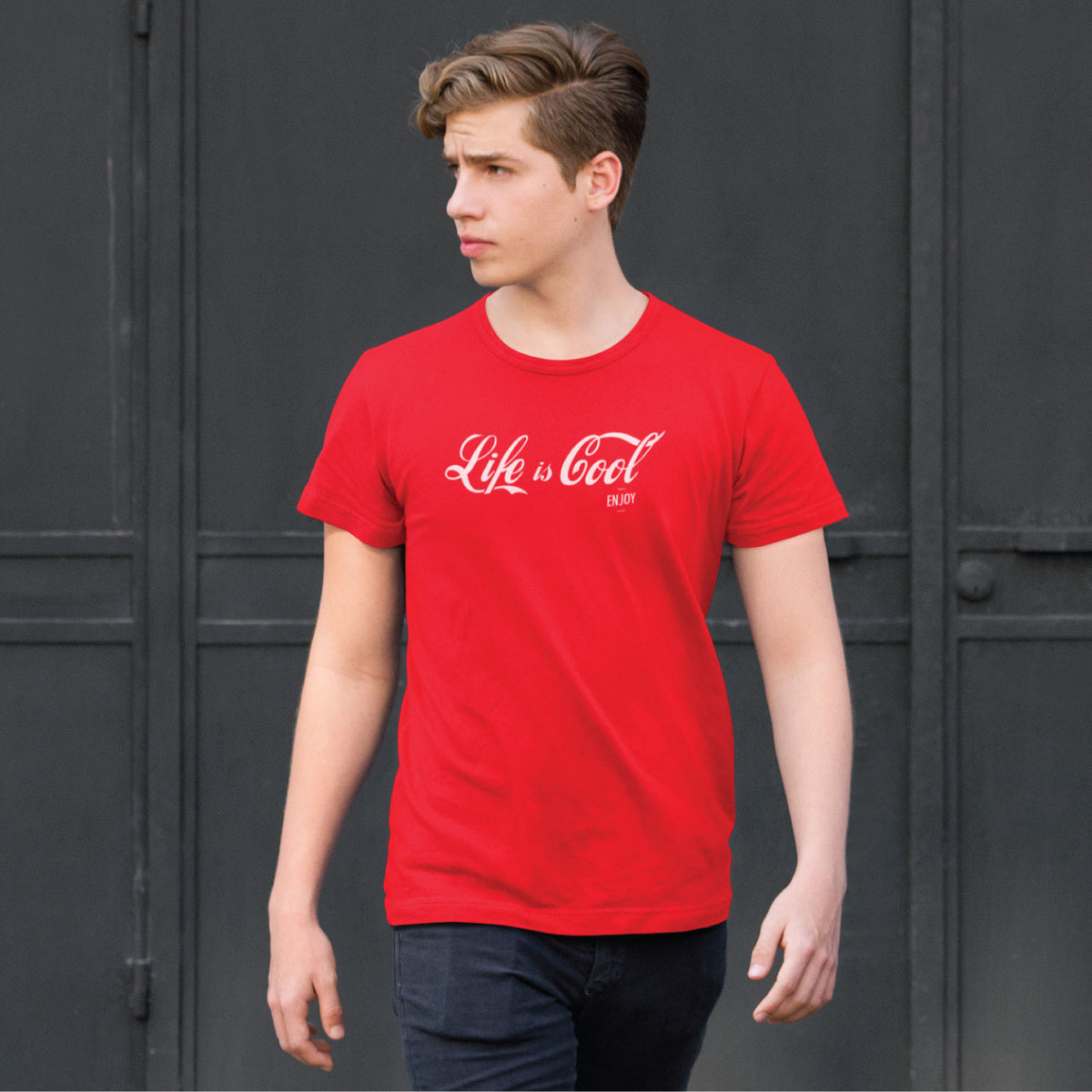 Life Is Cool Graphic T-Shirt | Tantra T-Shirts