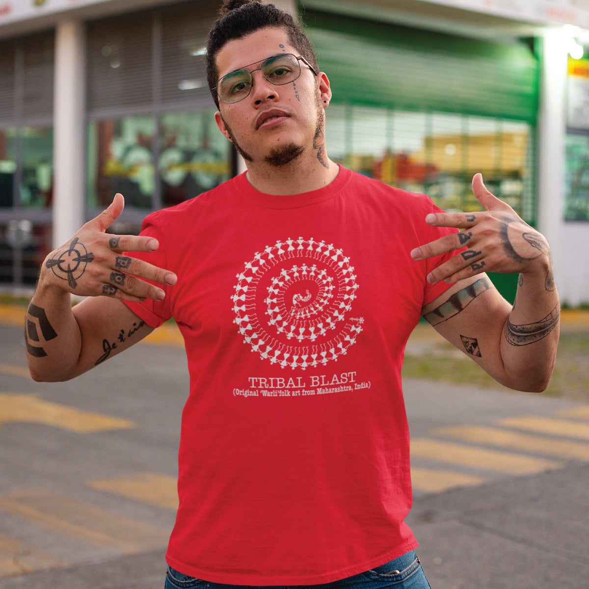 Tribal Blast 100% Cotton Unisex T-Shirt Everyday Casual Wear Original Since 1997 Shipping Globally