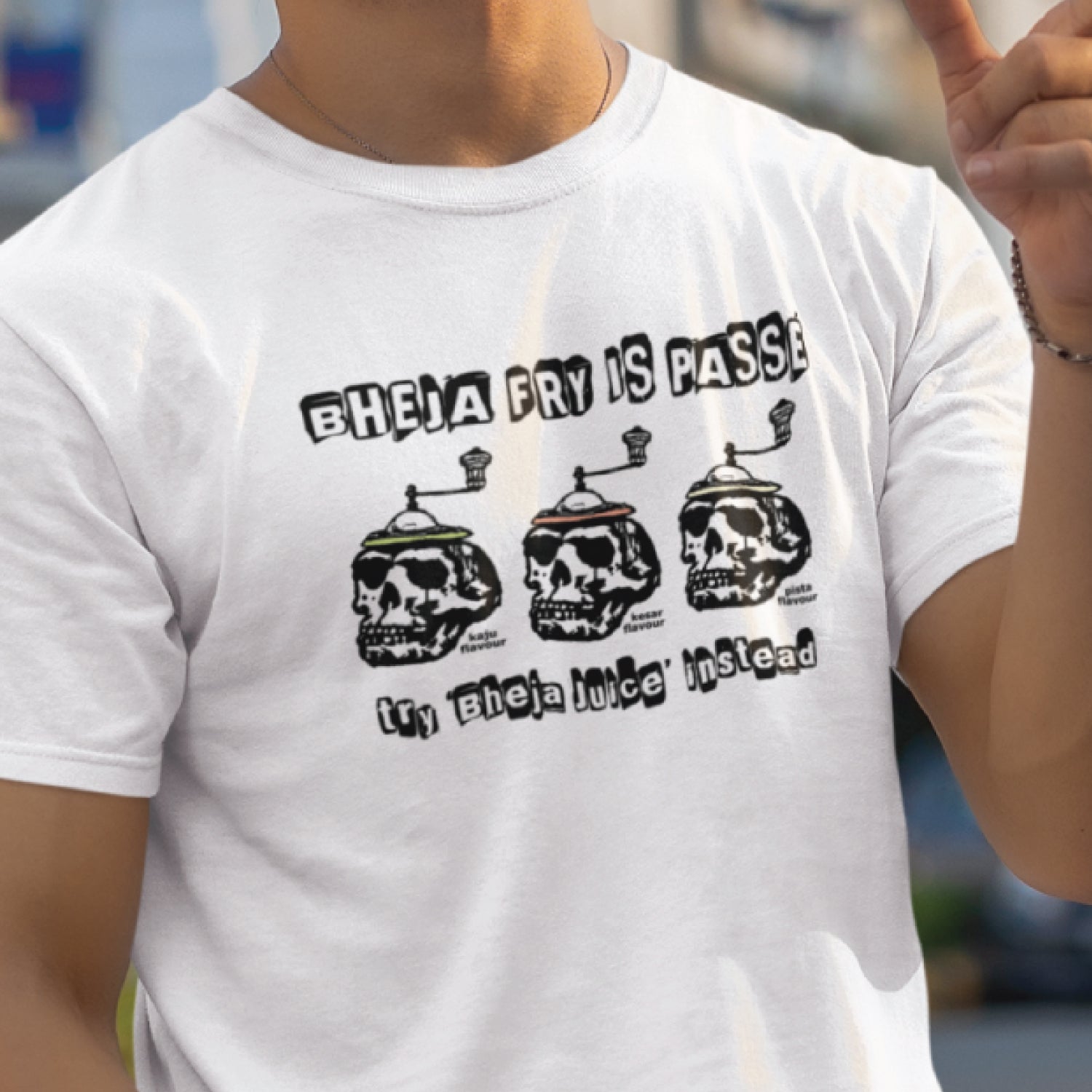Bheja Fry Unisex Graphic Tee Premium Cotton, Casual Wear Tantra Original Since 1997 - Shipping Globally!