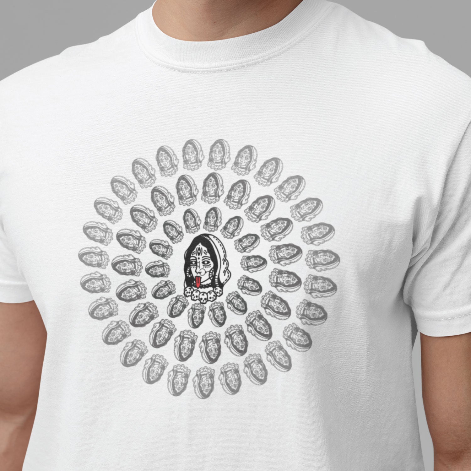 Kali Mantra Men's Graphic Print Cotton T-Shirt Everyday Comfort Wear Original Since 1997 Shipping Globally