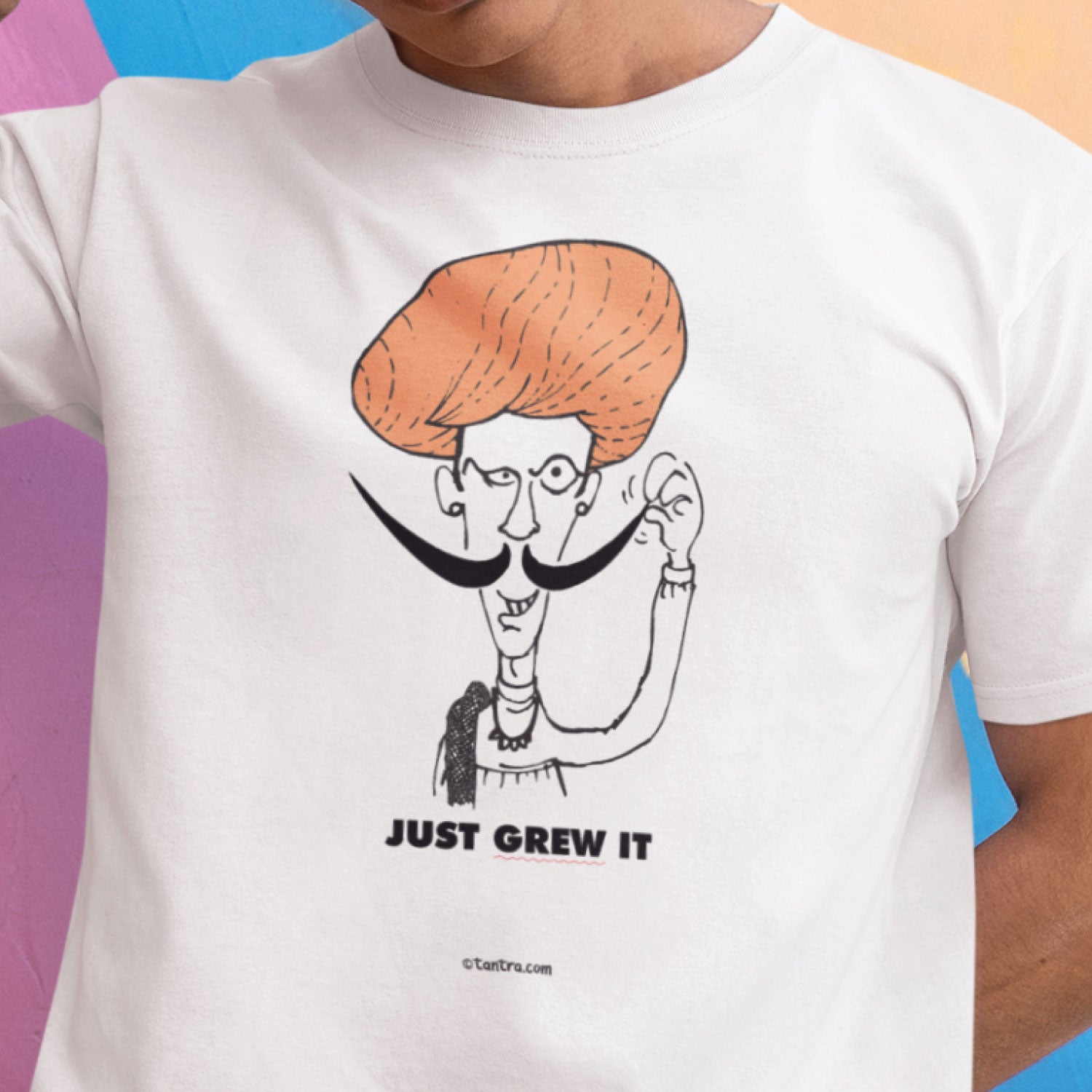 Just Grew It Men's Graphic Print Cotton T-Shirt Everyday Comfort Wear Original Since 1997 Shipping Globally