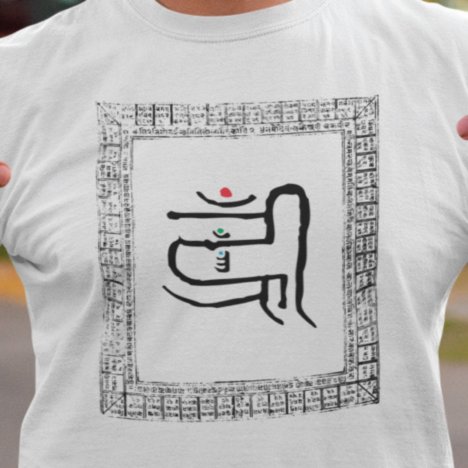Shlokas Men's Graphic Print Cotton T-Shirt Everyday Comfort Wear Original Since 1997 Shipping Globally