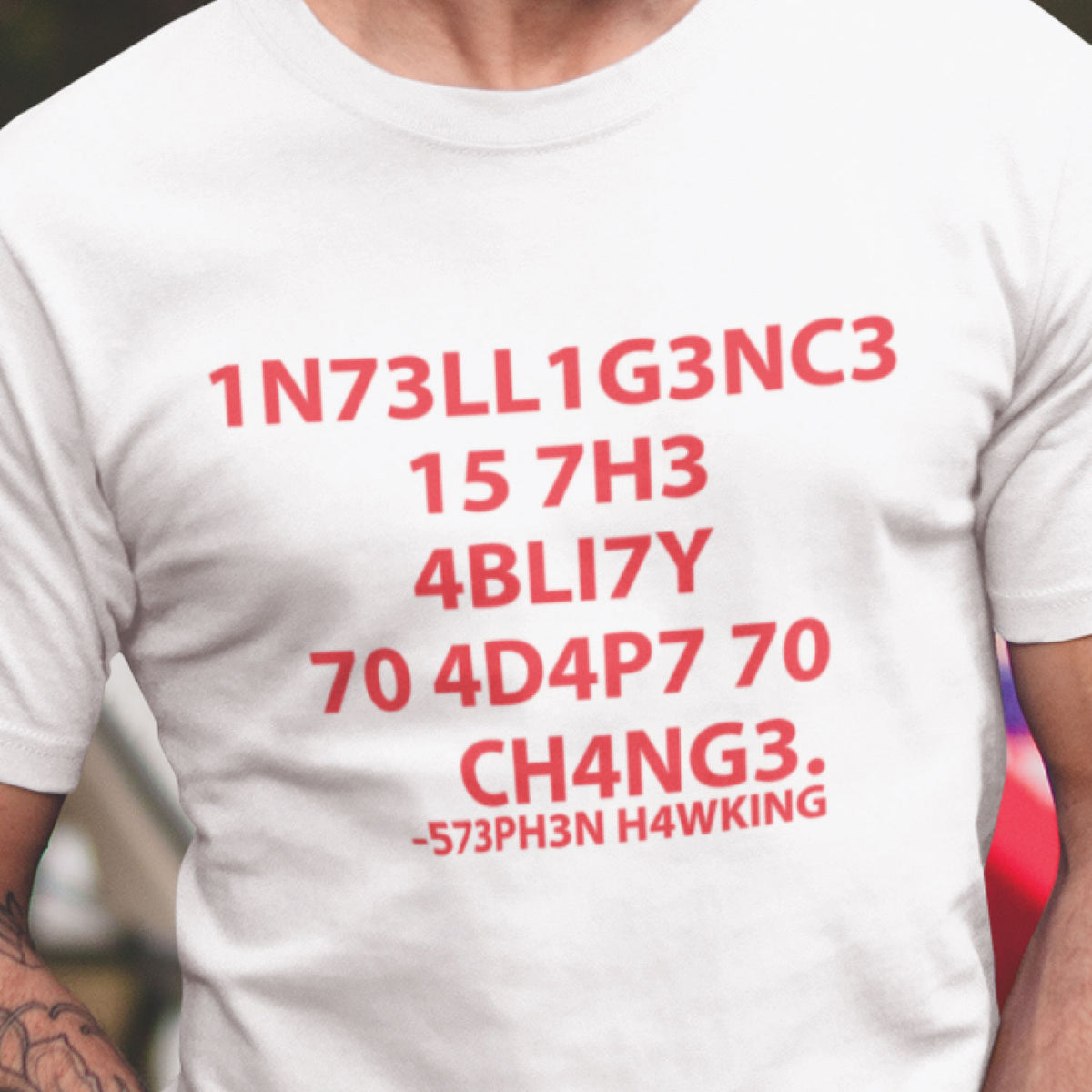 "Hawking Intelligence" Graphic Printed T-Shirt | Tantra T-Shirts