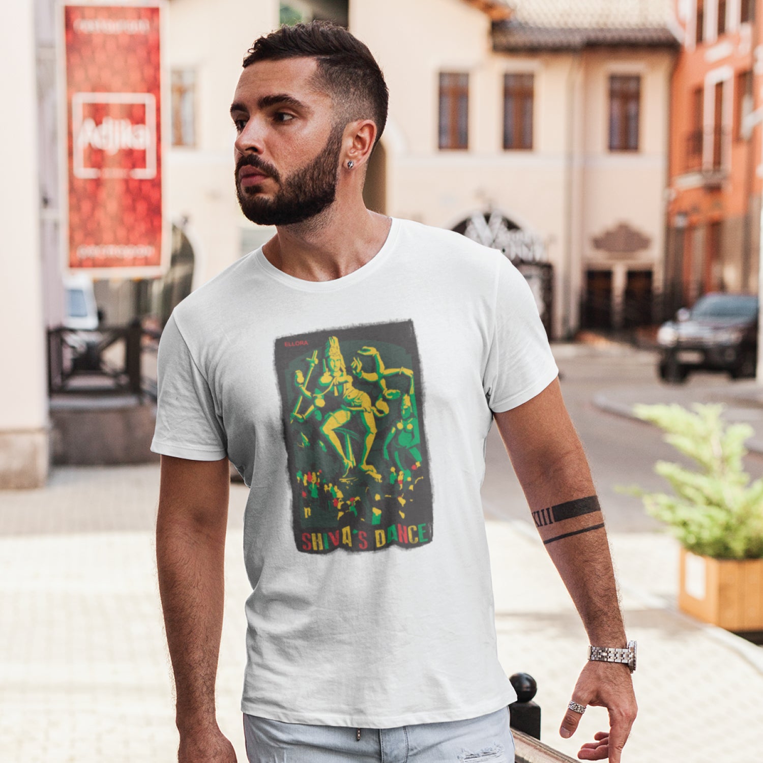 Shiva Dance 100% Cotton Unisex T-Shirt Everyday Casual Wear Original Since 1997 Shipping Globally