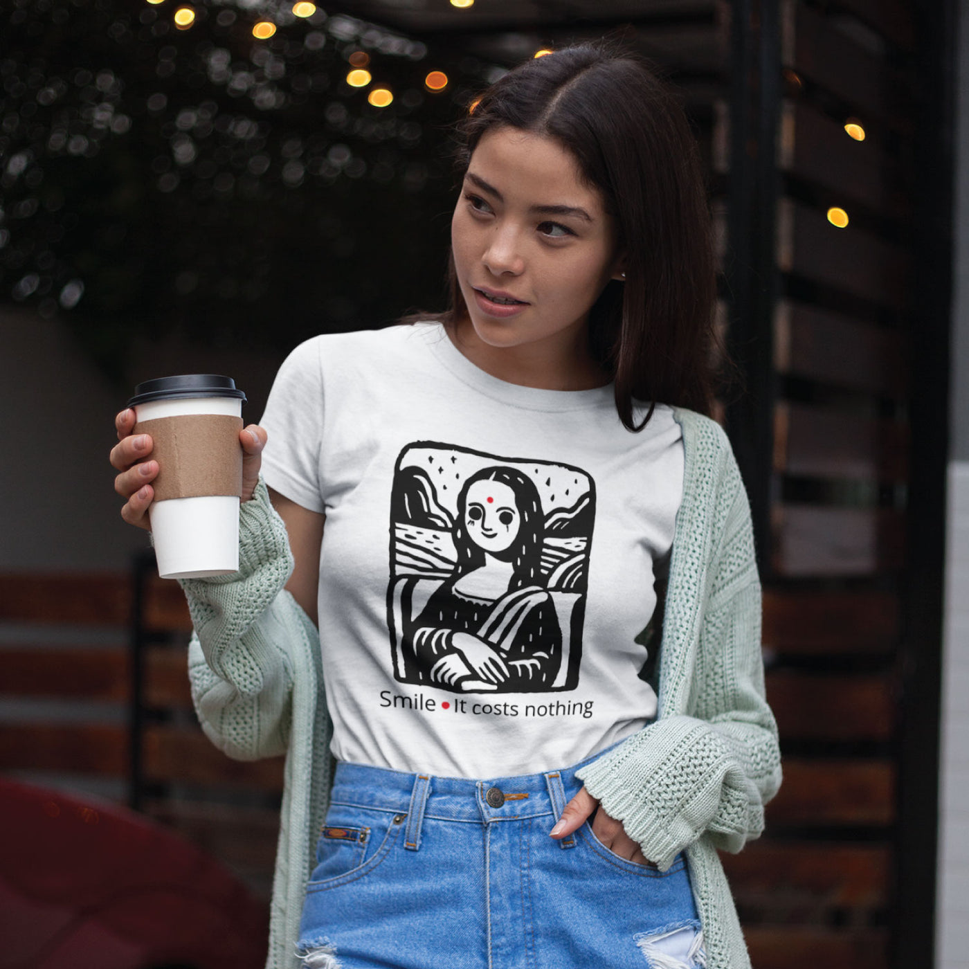Smile It Costs Nothing Cotton Women's T-Shirt Casual Wear Original Since 1997