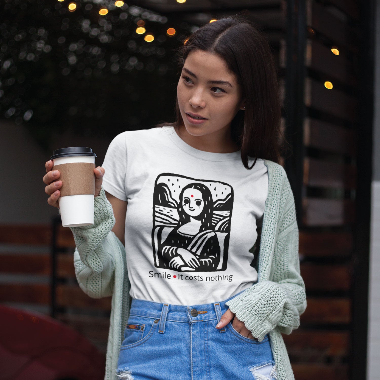 Smile It Costs Nothing Cotton Women's T-Shirt Casual Wear Original Since 1997