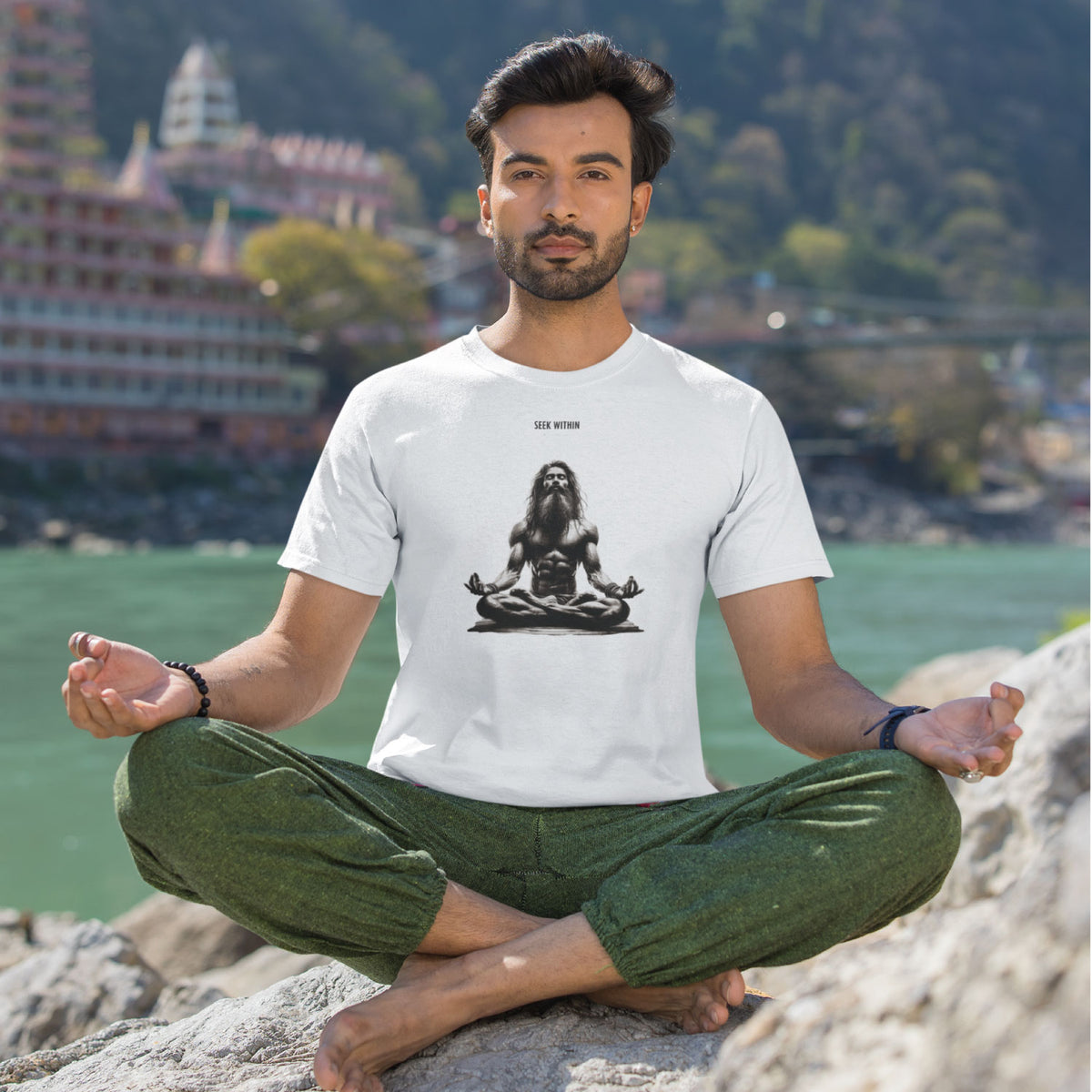 Seek Within Men's Cotton T-Shirt Regular Fit Casual Wear Original Since 1997 Shipping Globally