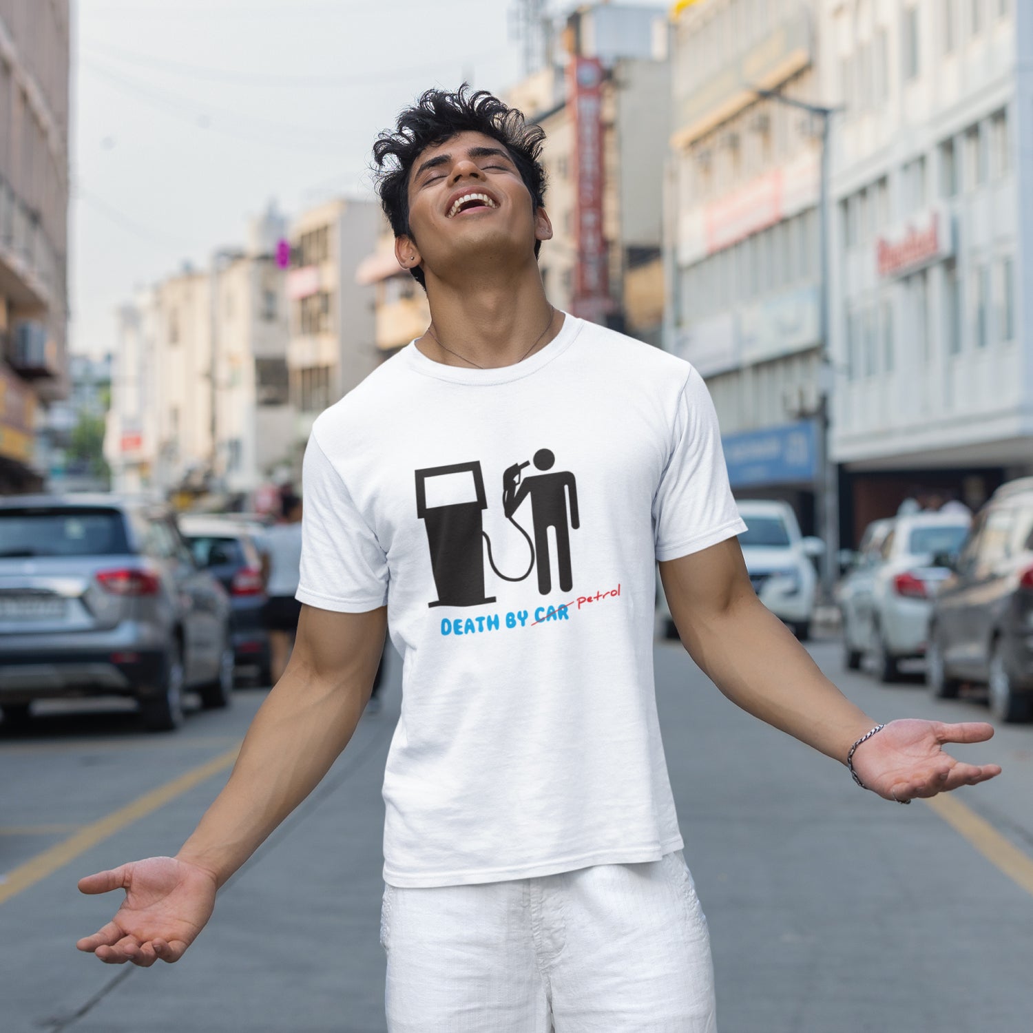 Petrol 100% Cotton Men's T-Shirt Everyday Casual Wear Shipping Globally