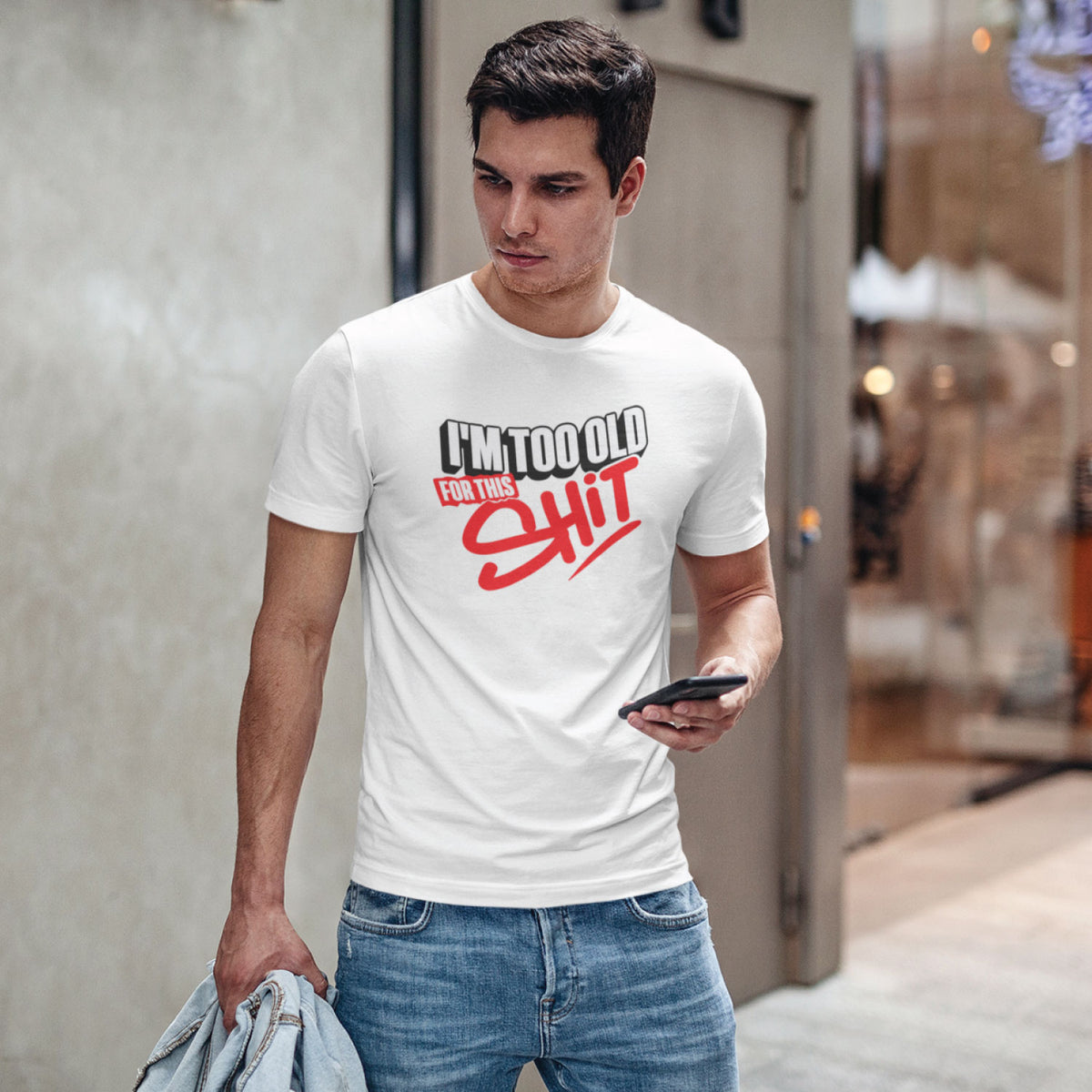 "Too Old" Graphic Printed T-Shirt | Tantra T-Shirts