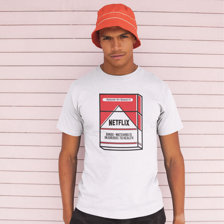 "Binge Watch" Graphic Printed T-Shirt | Tantra T-Shirts