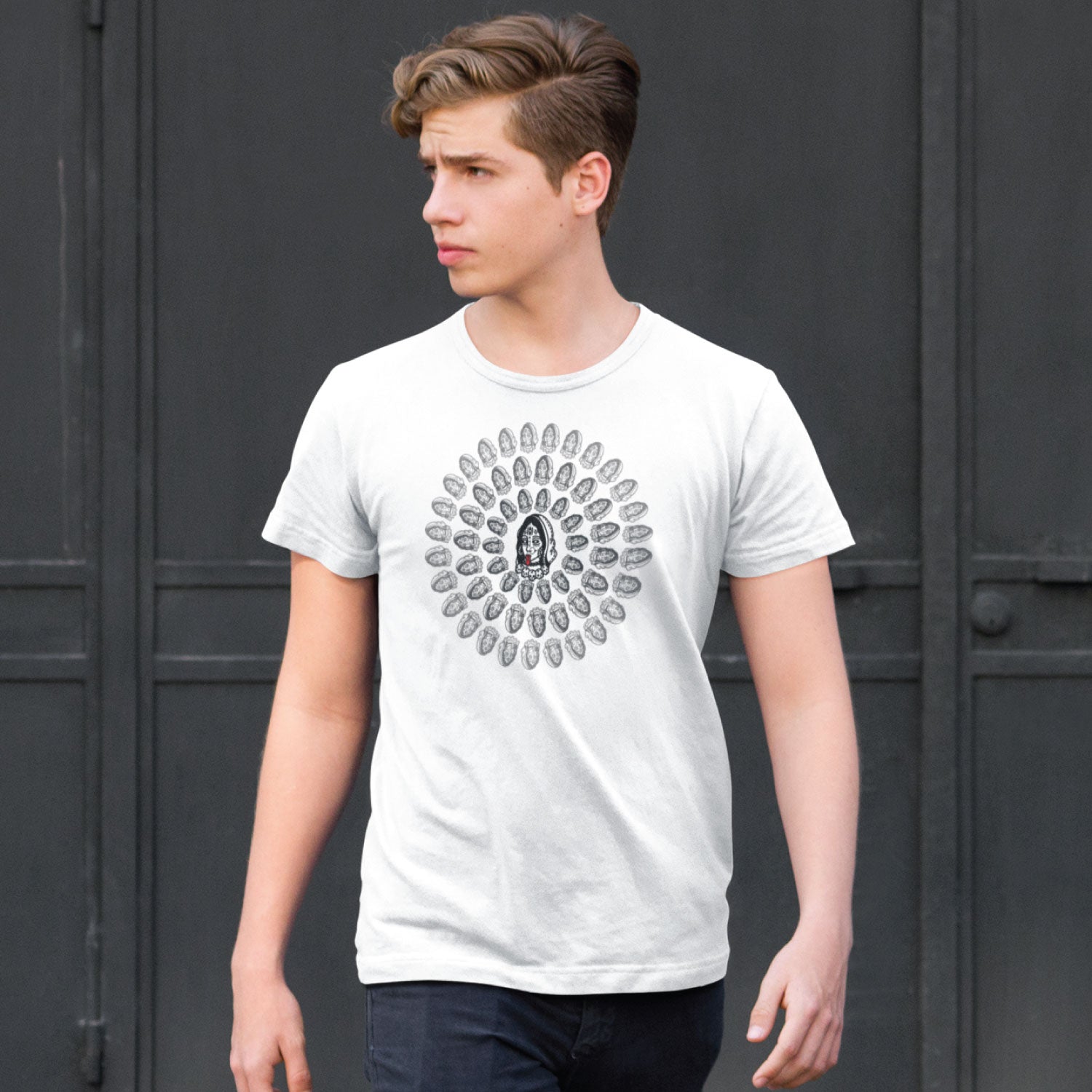 Kali Mantra Men's Graphic Print Cotton T-Shirt Everyday Comfort Wear Original Since 1997 Shipping Globally
