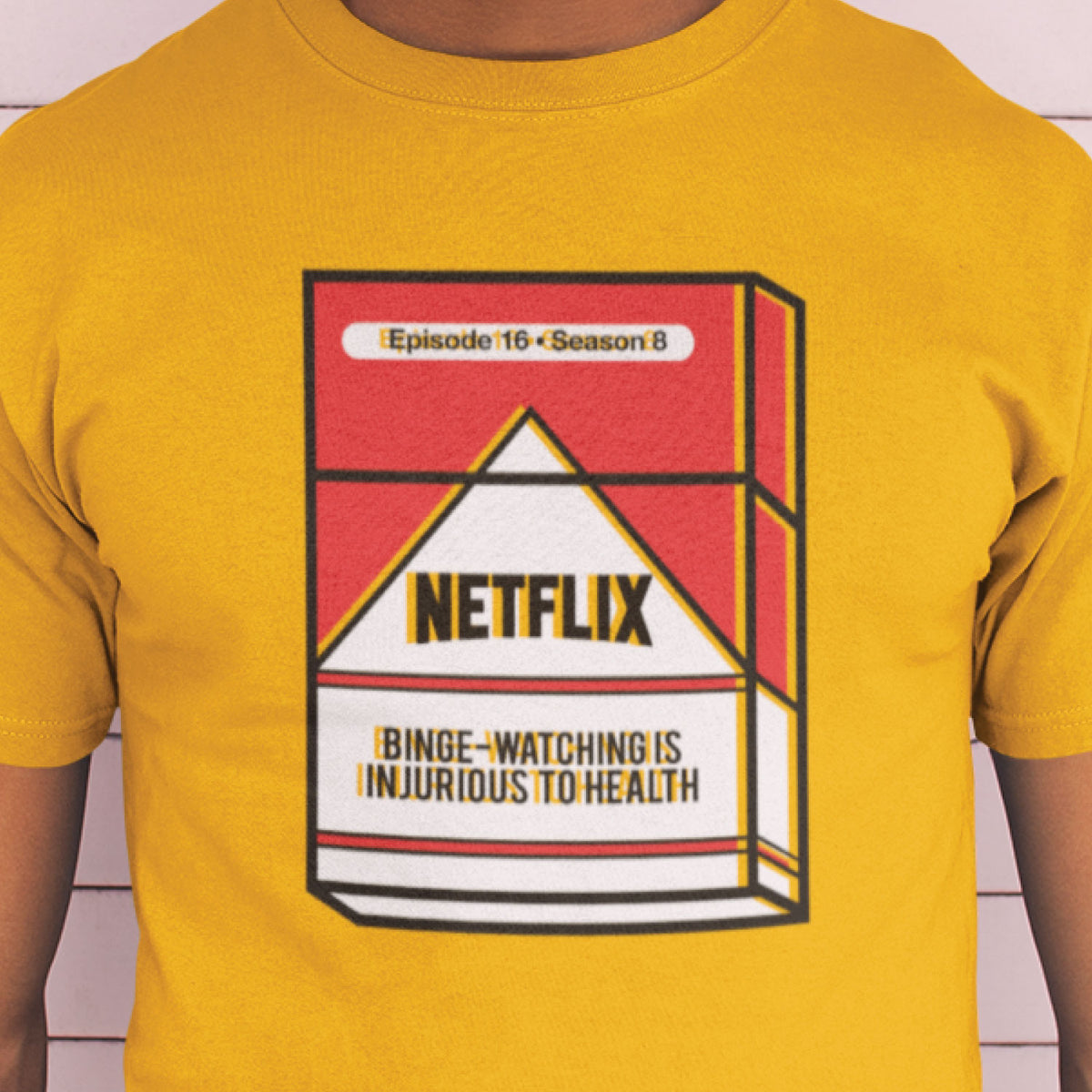 "Binge Watch" Graphic Printed T-Shirt | Tantra T-Shirts