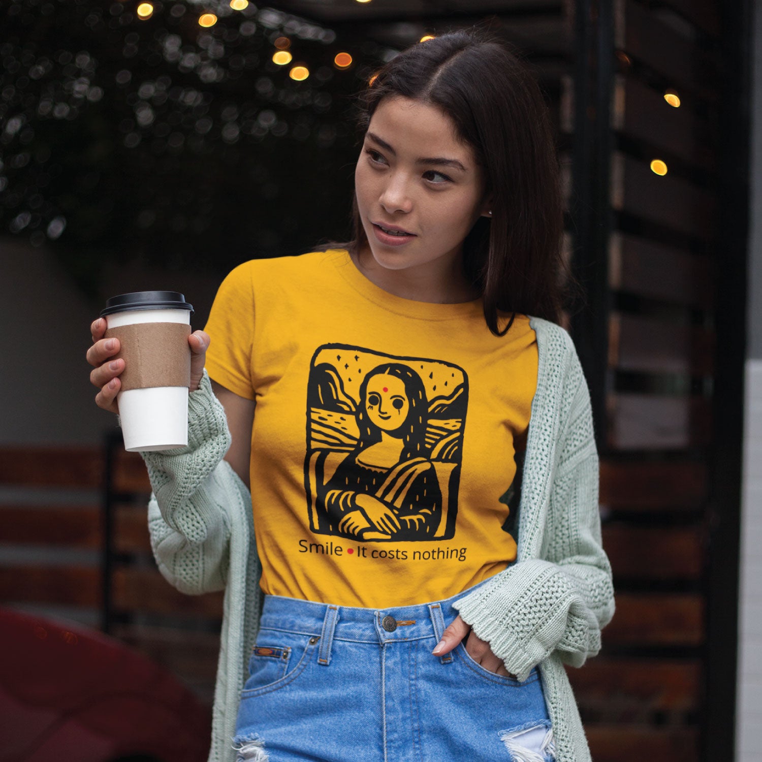 Smile It Costs Nothing Cotton Women's T-Shirt Casual Wear Original Since 1997