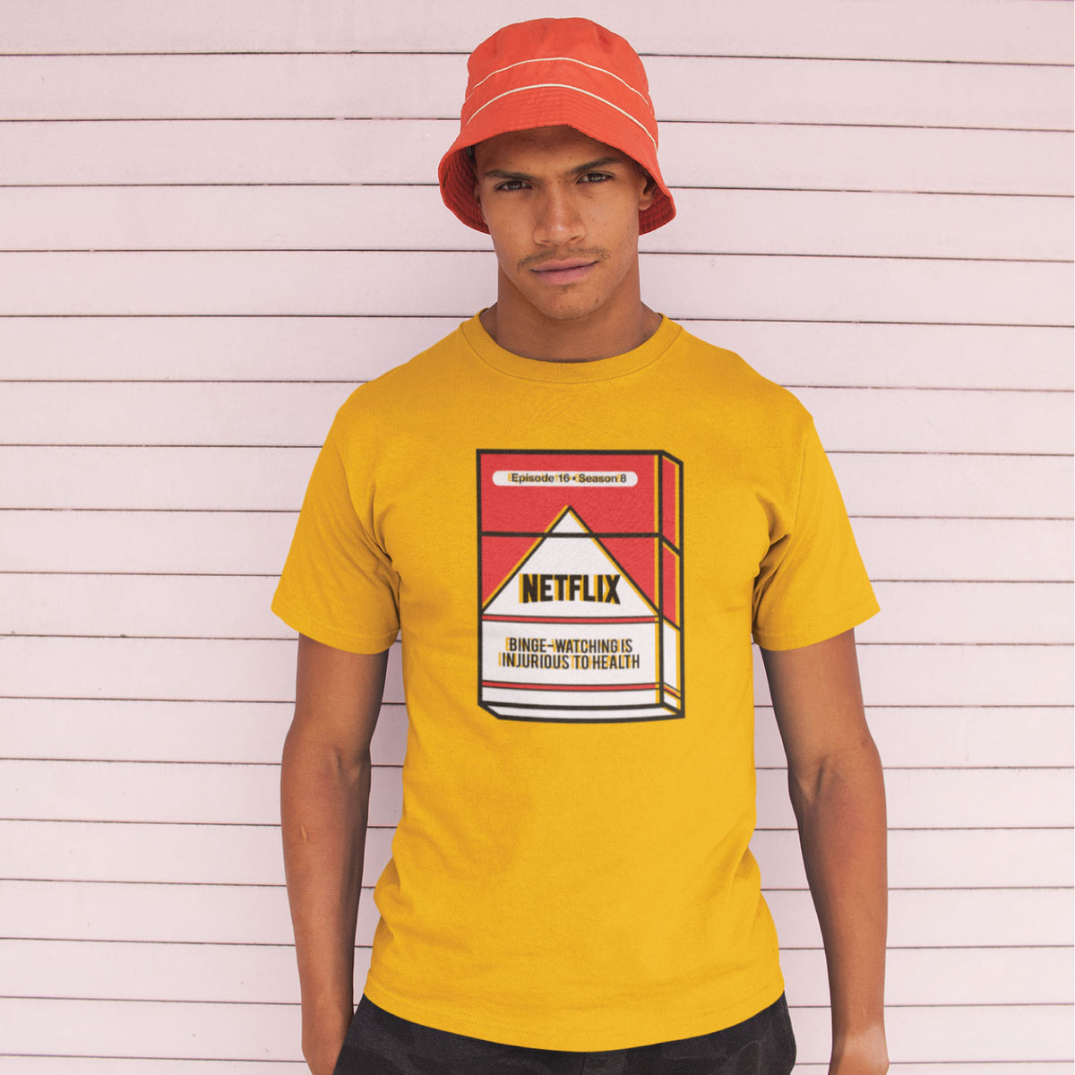 "Binge Watch" Graphic Printed T-Shirt | Tantra T-Shirts