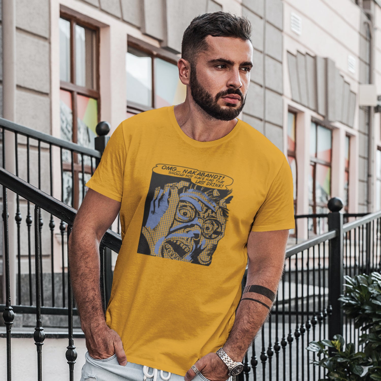 Nakabandi 100% Cotton Unisex T-Shirt Everyday Casual Wear Original Since 1997 Shipping Globally