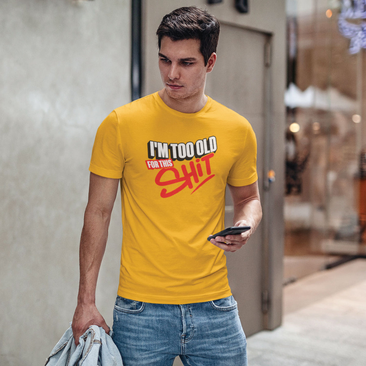 "Too Old" Graphic Printed T-Shirt | Tantra T-Shirts