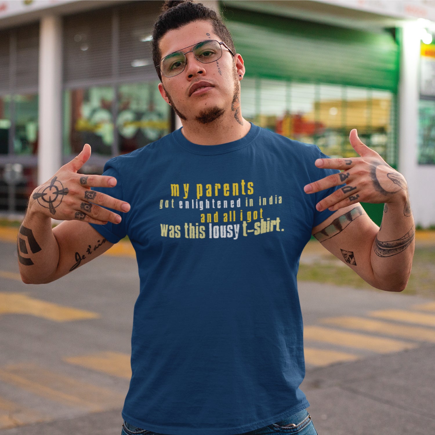 Lousy T-shirt 100% Cotton Men's Everyday Casual Wear Shipping Globally