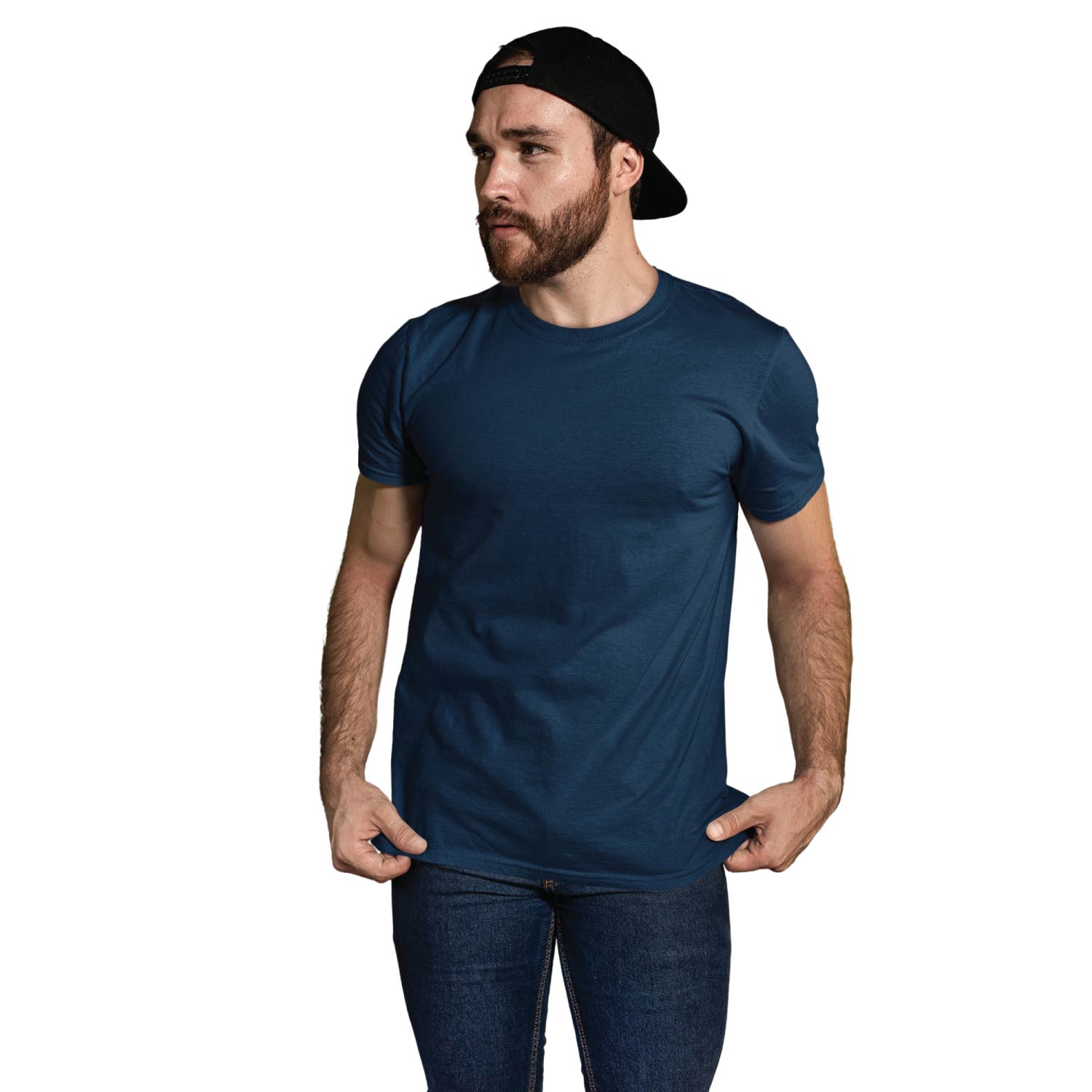 Tantra Pack of 4 Plain T-Shirts Black Navy Blue Red Olive Green Unisex Cotton Everyday Casual Wear Original Since 1997 Shipping Globally