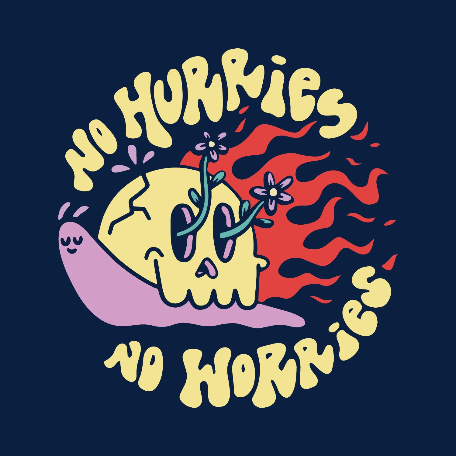 No Hurries – Tantra Original Brand Since 1997 – Unisex Cotton Tee Everyday Wear – Shipping Globally!