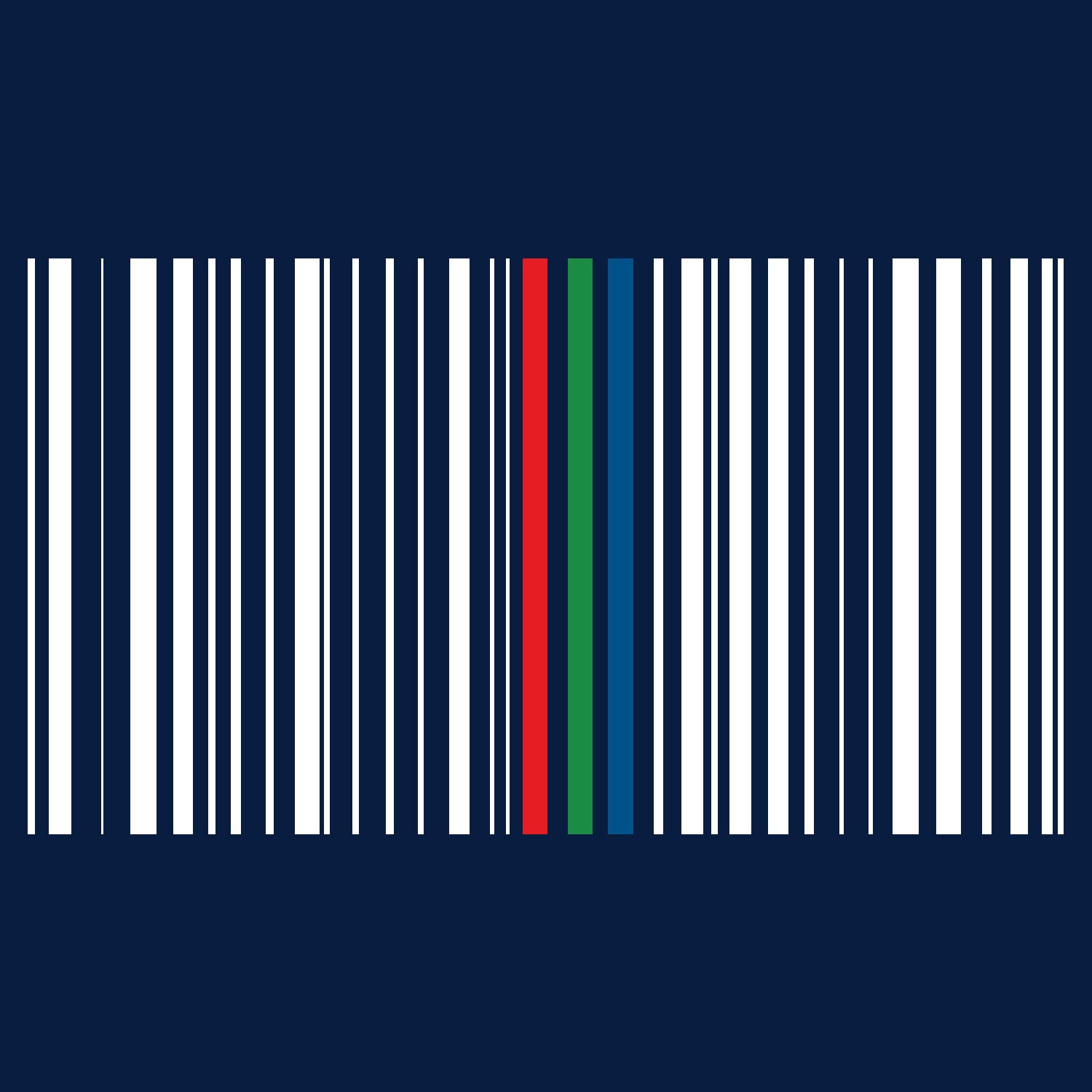 RGB Barcode Tantra Original Since 1997 – Unisex Cotton Tee Everyday Wear – Shipping Globally!