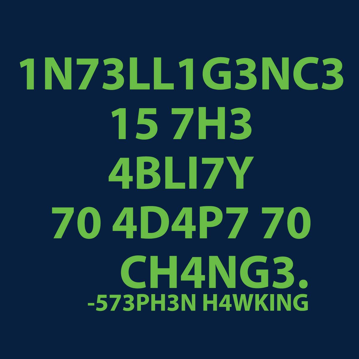 "Hawking Intelligence" Graphic Printed T-Shirt | Tantra T-Shirts