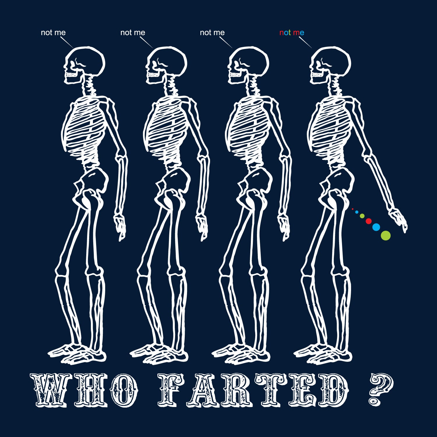 Tantra Who Farted Cotton Unisex T-Shirt Everyday Casual Wear Original Since 1997 Shipping Globally