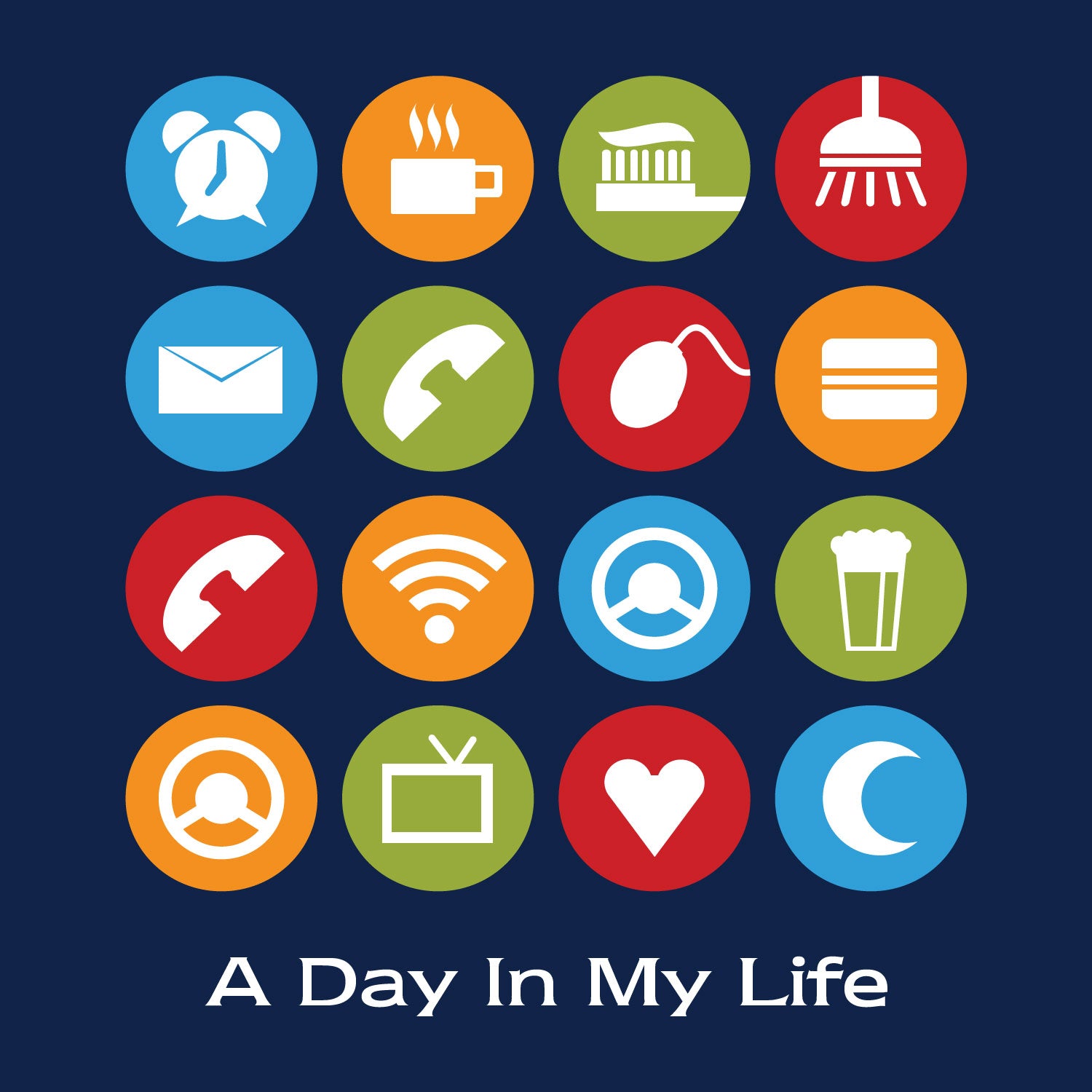 A Day in My Life – Tantra Original Brand Since 1997 – Unisex Cotton Tee Everyday Wear - Shipping Globally!