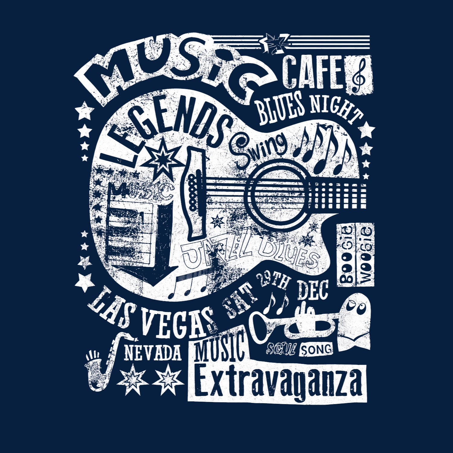 Musica Men's Back Graphic Print Cotton T-Shirt Everyday Comfort Wear Original Since 1997 Shipping Globally