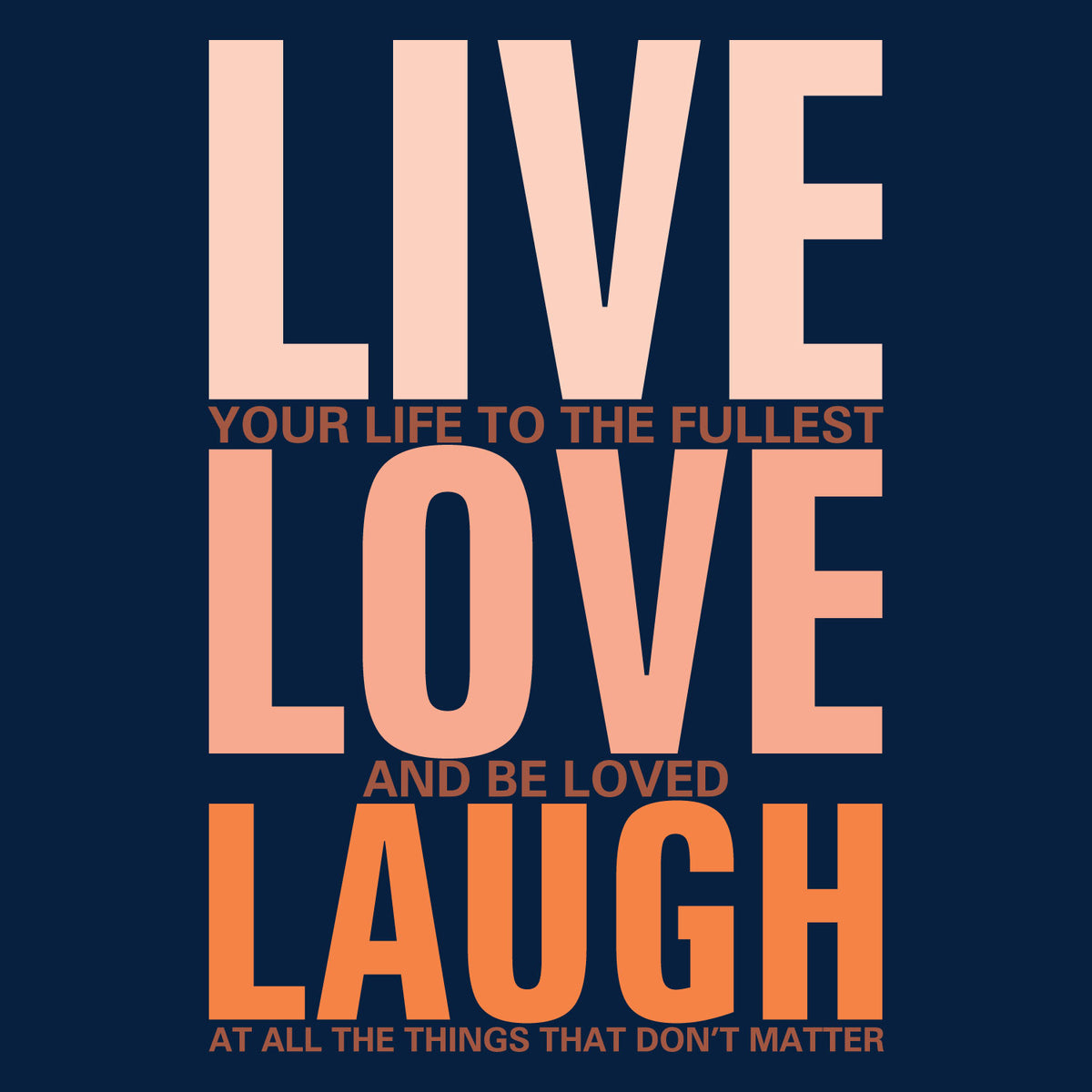 "Live Love" Graphic Printed T-Shirt | Tantra T-Shirts