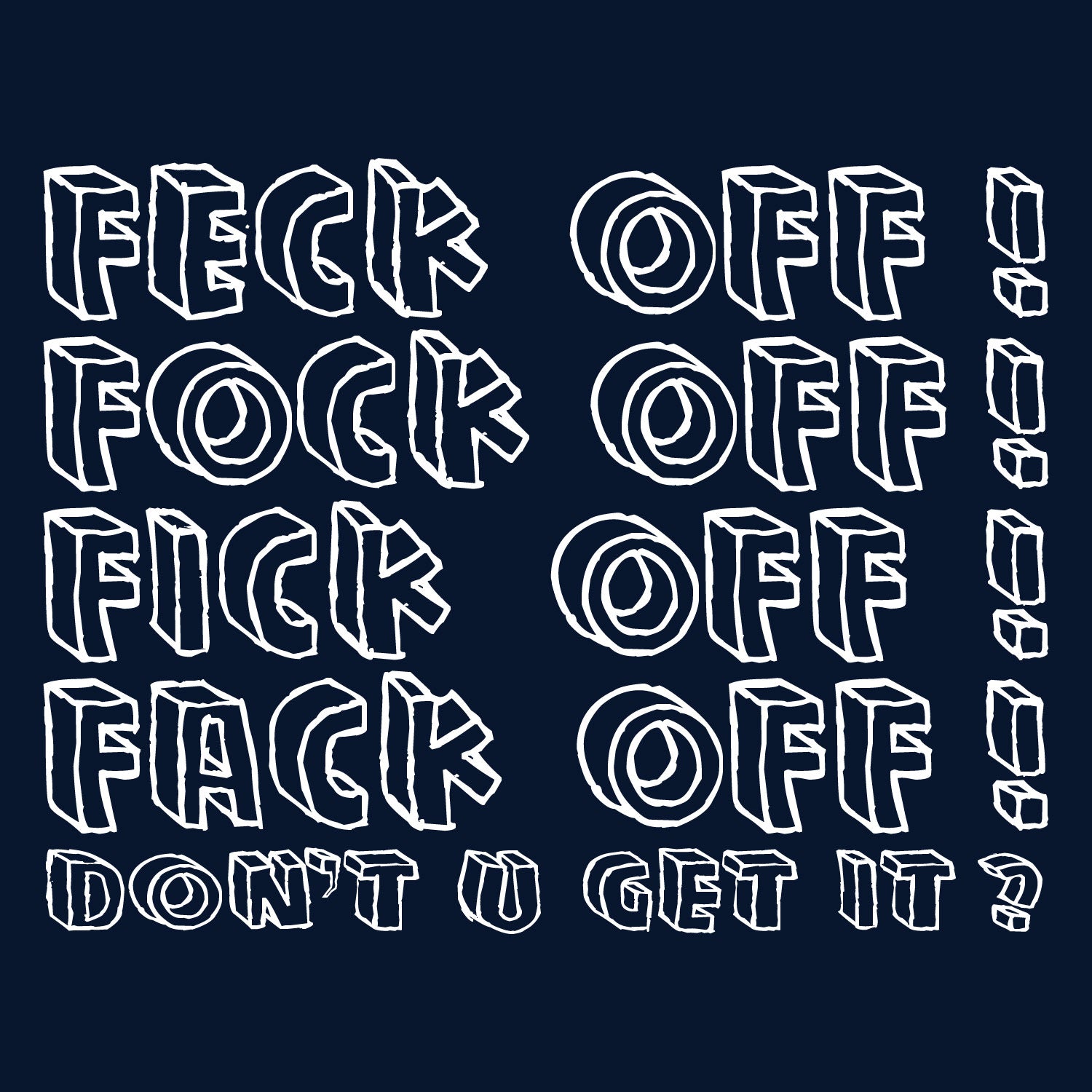 Tantra F Word Cotton Unisex T-Shirt Everyday Casual Wear Original Since 1997 Shipping Globally
