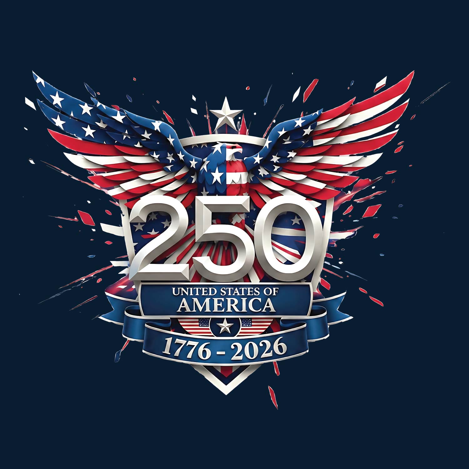 Tantra 250 Years Strong 1776-2026 Cotton Unisex T-Shirt Black Round Neck Everyday Casual Wear Original Since 1997 Shipping Globally