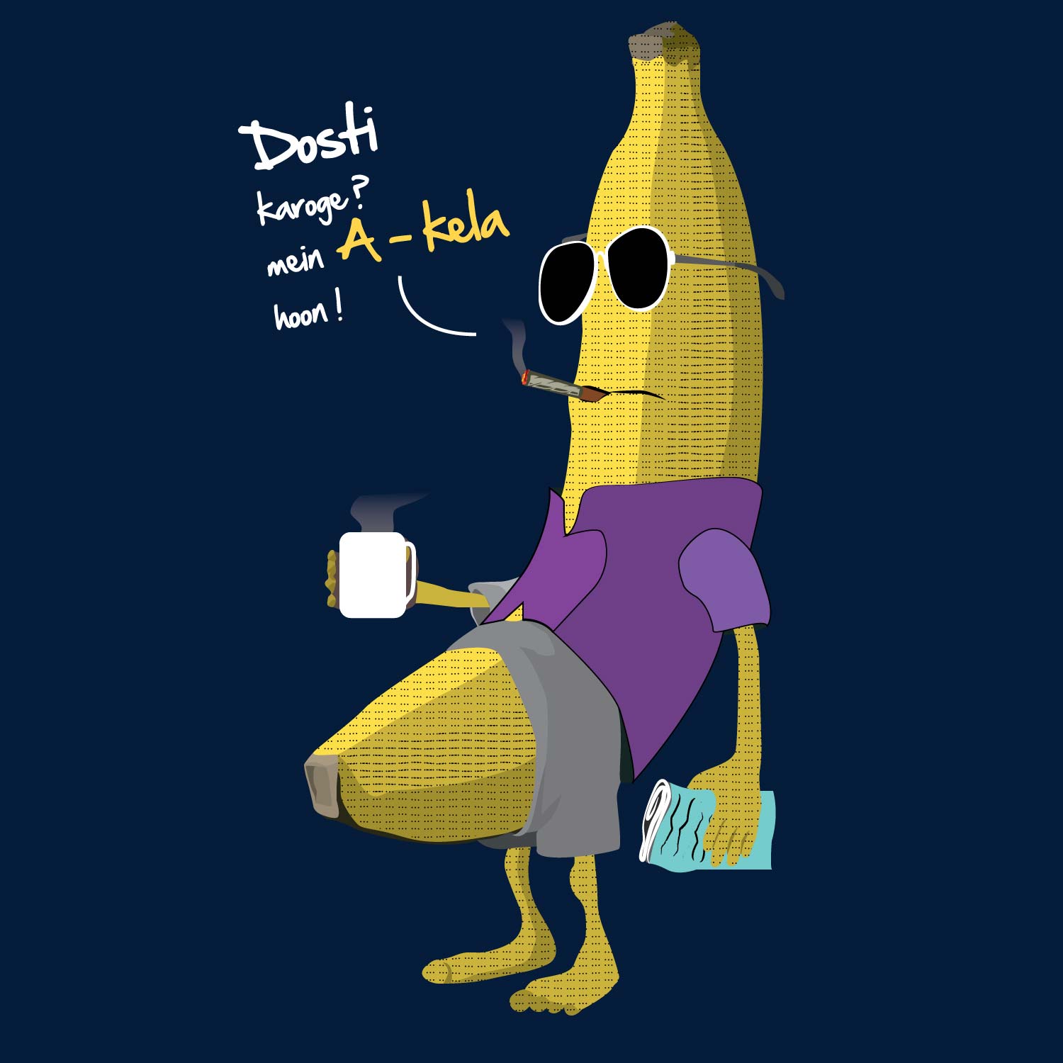 A-Kela Tantra Original Since 1997 Unisex Cotton Tee for Everyday Wear Shipping Worldwide