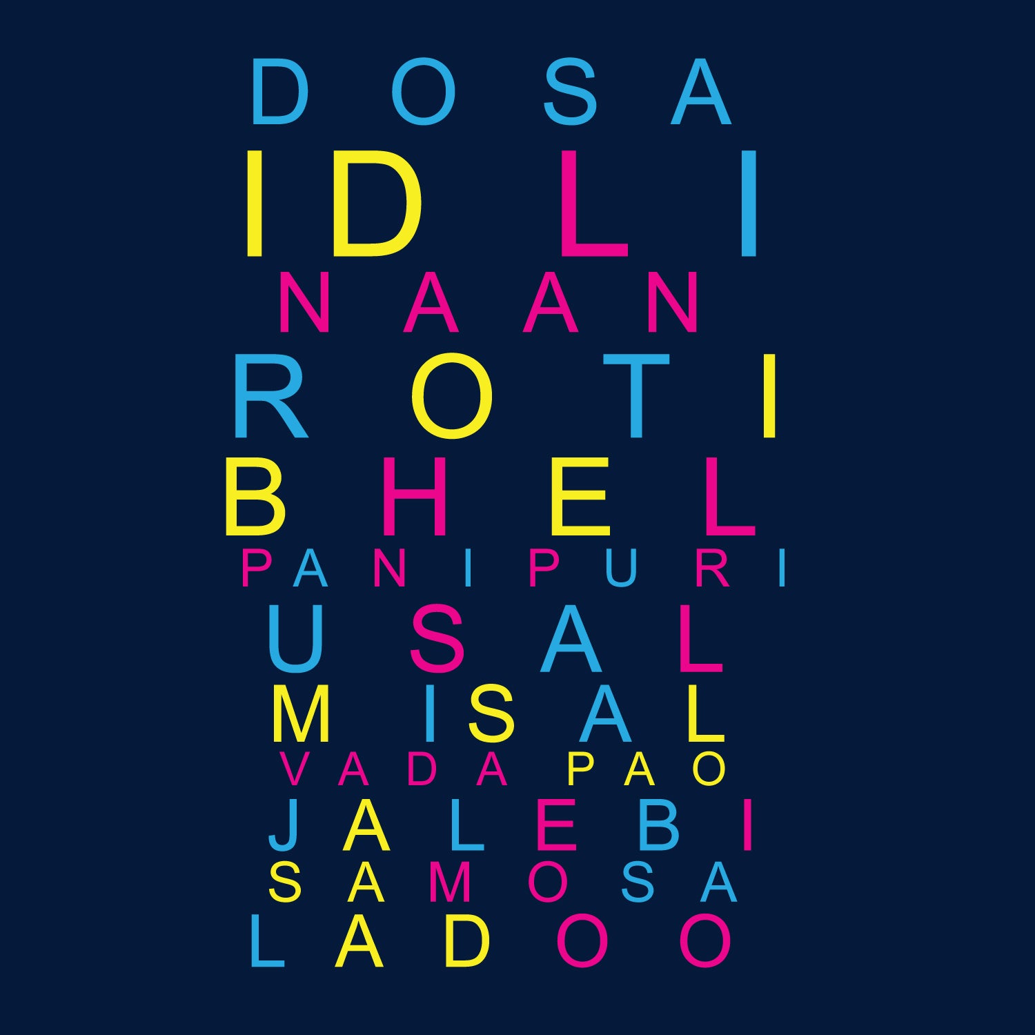 Dosa Idli 100% Cotton Unisex T-Shirt Everyday Casual Wear Original Since 1997 Shipping Globally