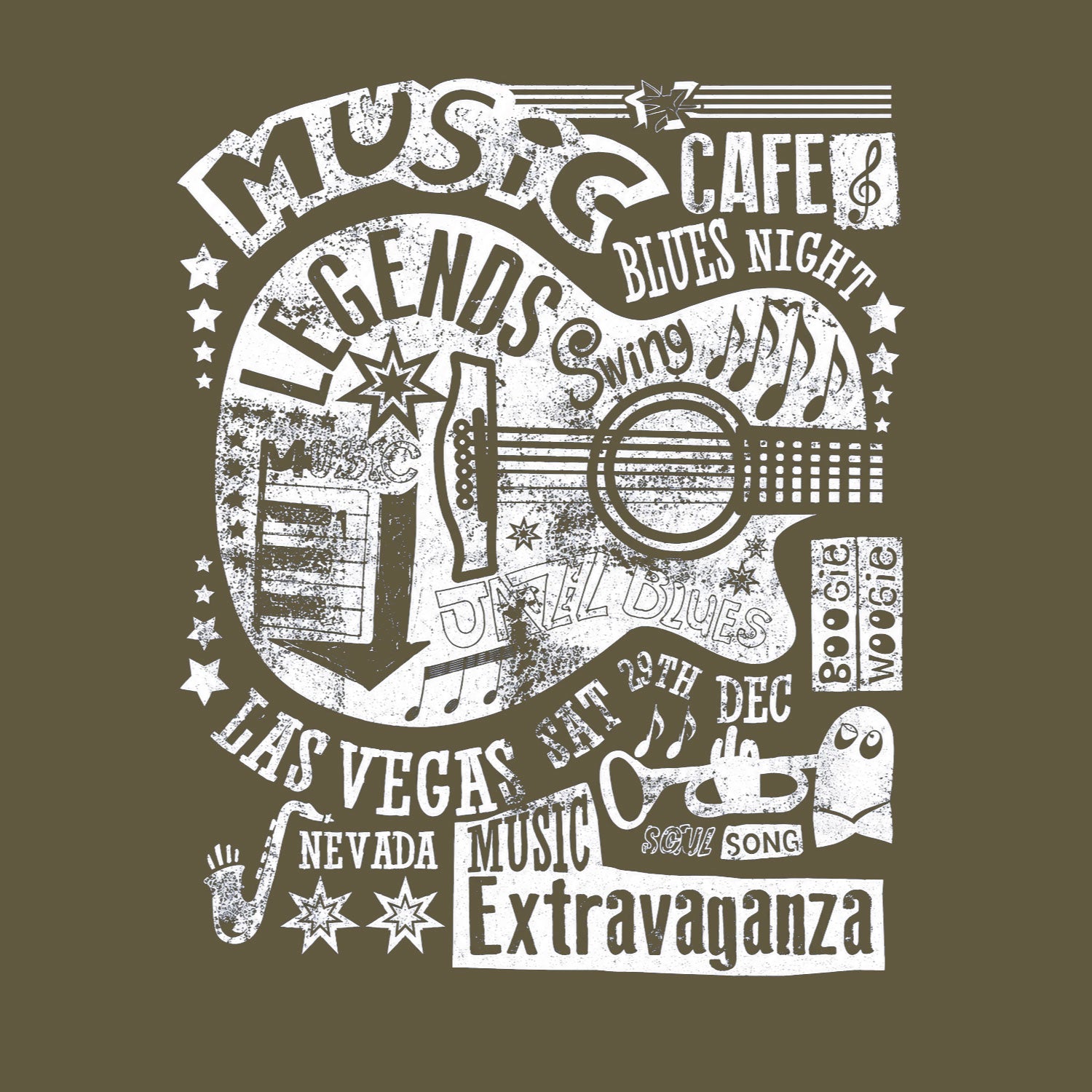 Musica Men's Back Graphic Print Cotton T-Shirt Everyday Comfort Wear Original Since 1997 Shipping Globally