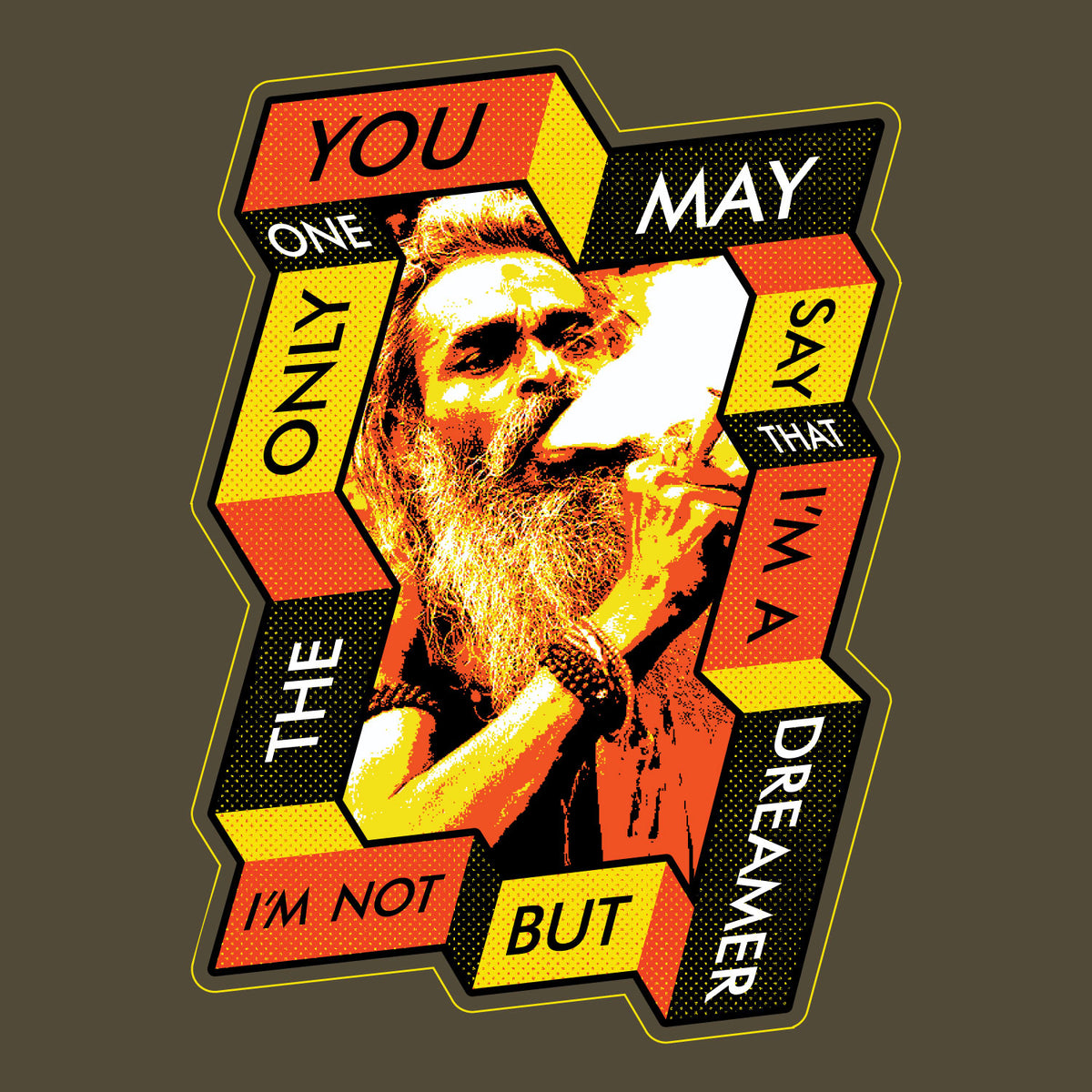 "Yogi" Graphic Printed T-Shirt | Tantra T-Shirts