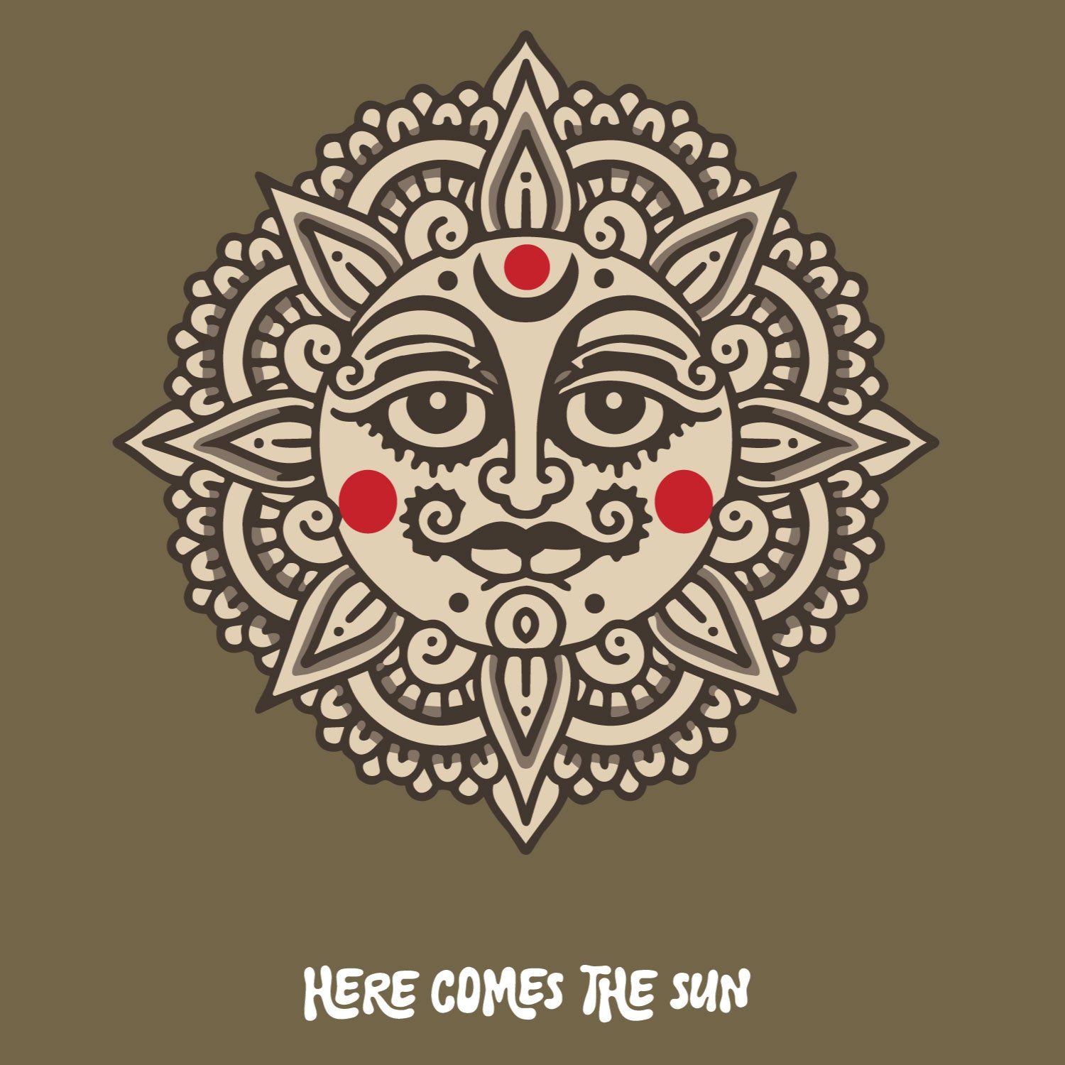 Here Comes The Sun Men's Cotton T-Shirt Regular Fit Casual Wear Original Since 1997 Shipping Globally