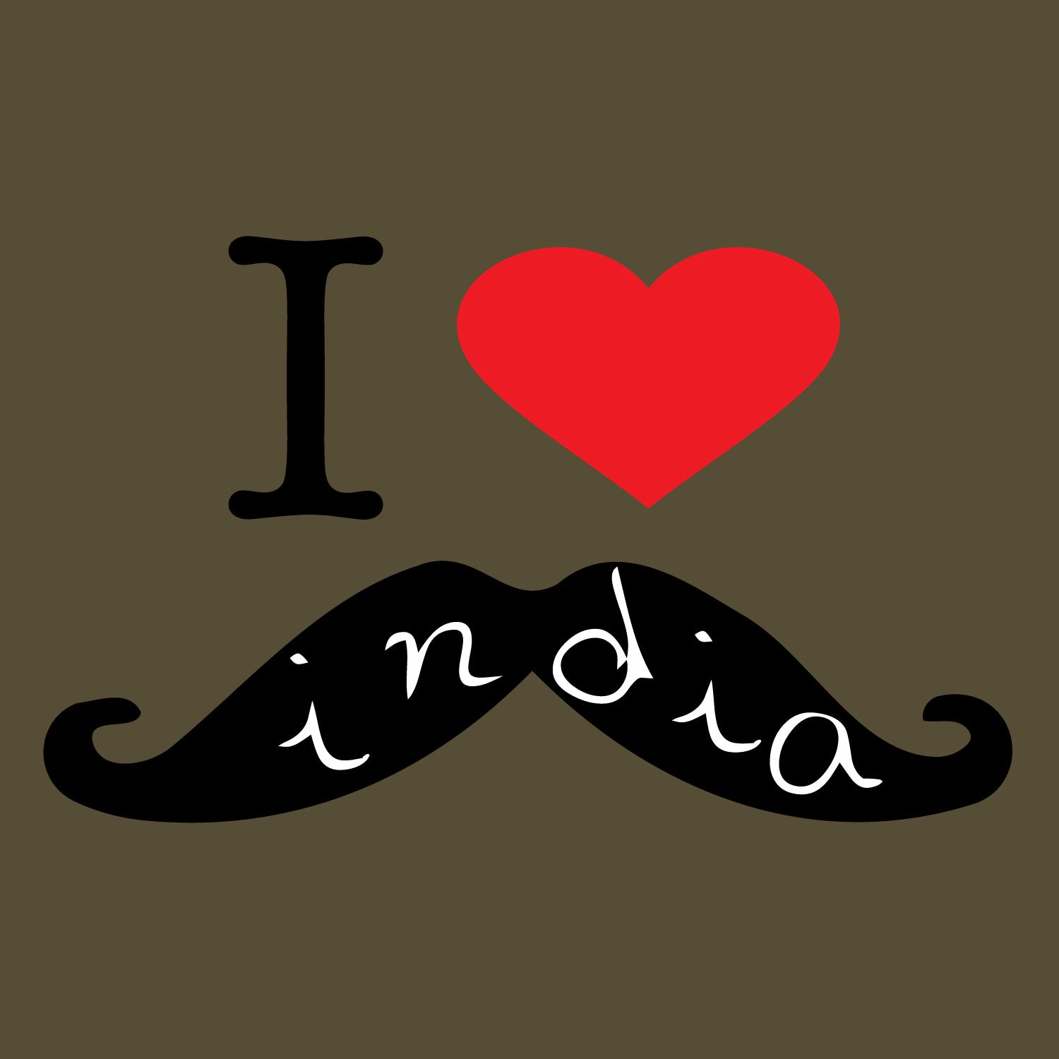 I Love Moustaches Men's Graphic Print Cotton T-Shirt Everyday Comfort Wear Original Since 1997 Shipping Globally