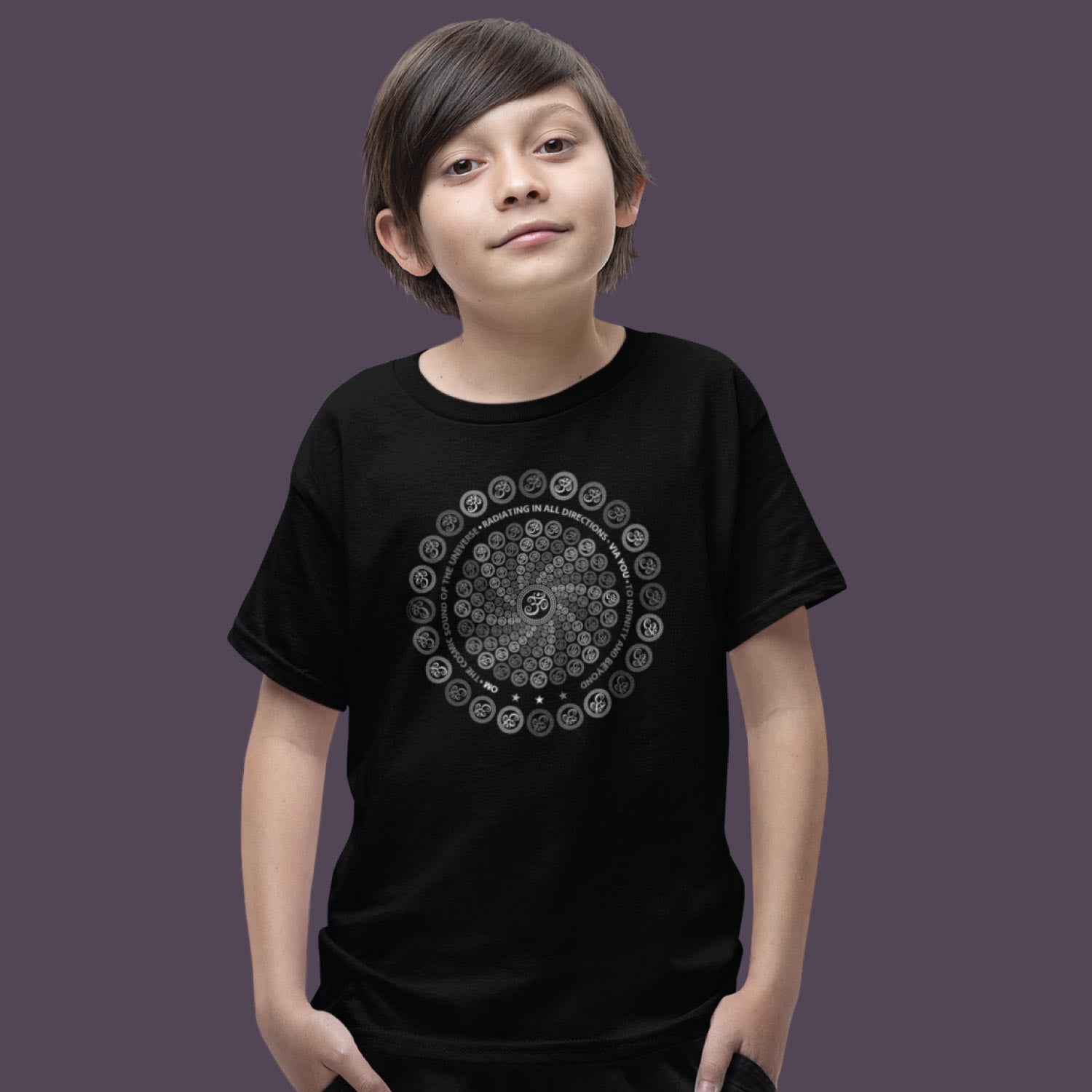 Om Mandala – Kids Cotton Tee – Tantra Original Since 1997 – Shipping Globally!