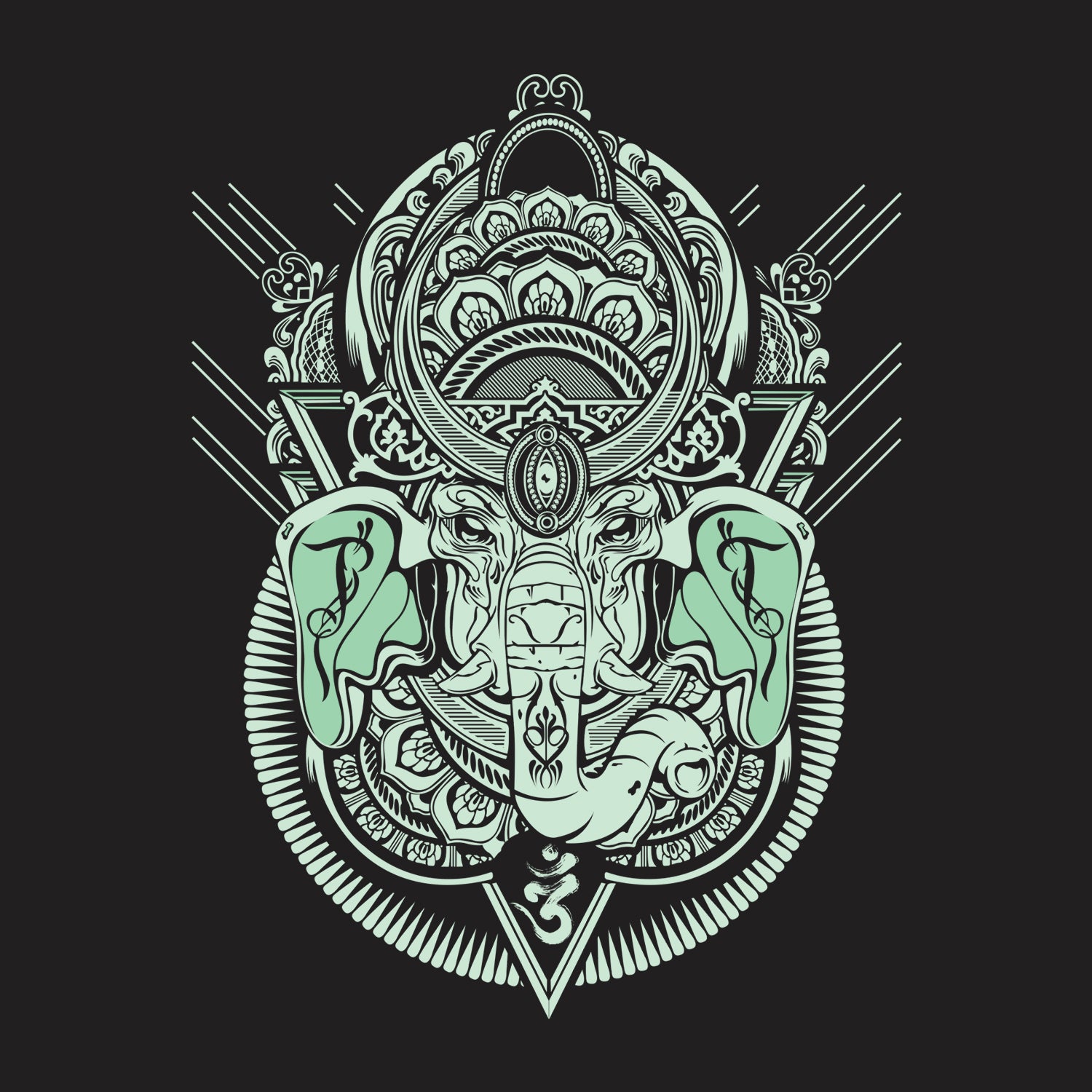 Om Ganesha- Kids Cotton Tee Everyday Wear – Tantra Original Since 1997 – Shipping Globally!