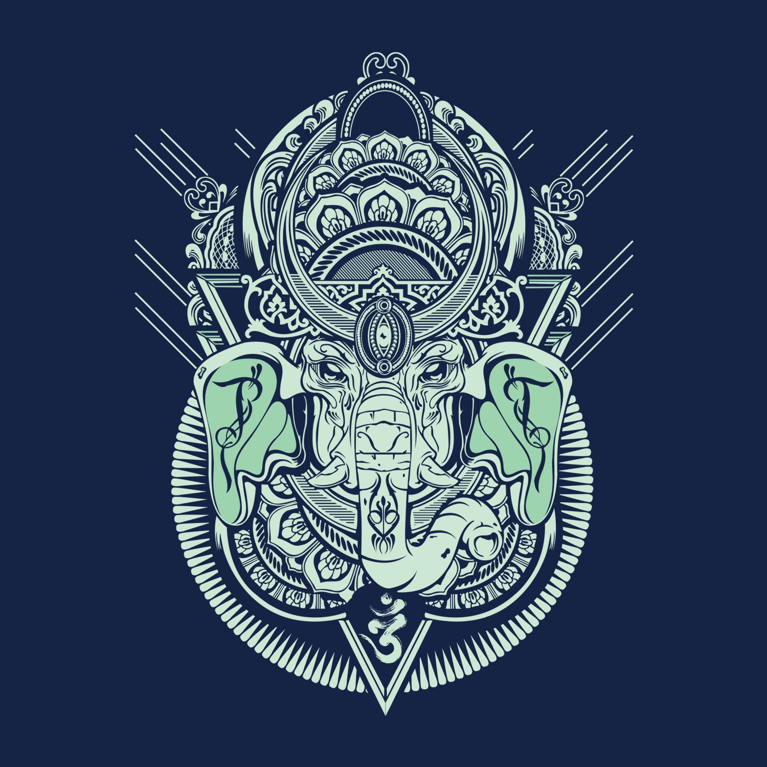 Om Ganesha- Kids Cotton Tee Everyday Wear – Tantra Original Since 1997 – Shipping Globally!