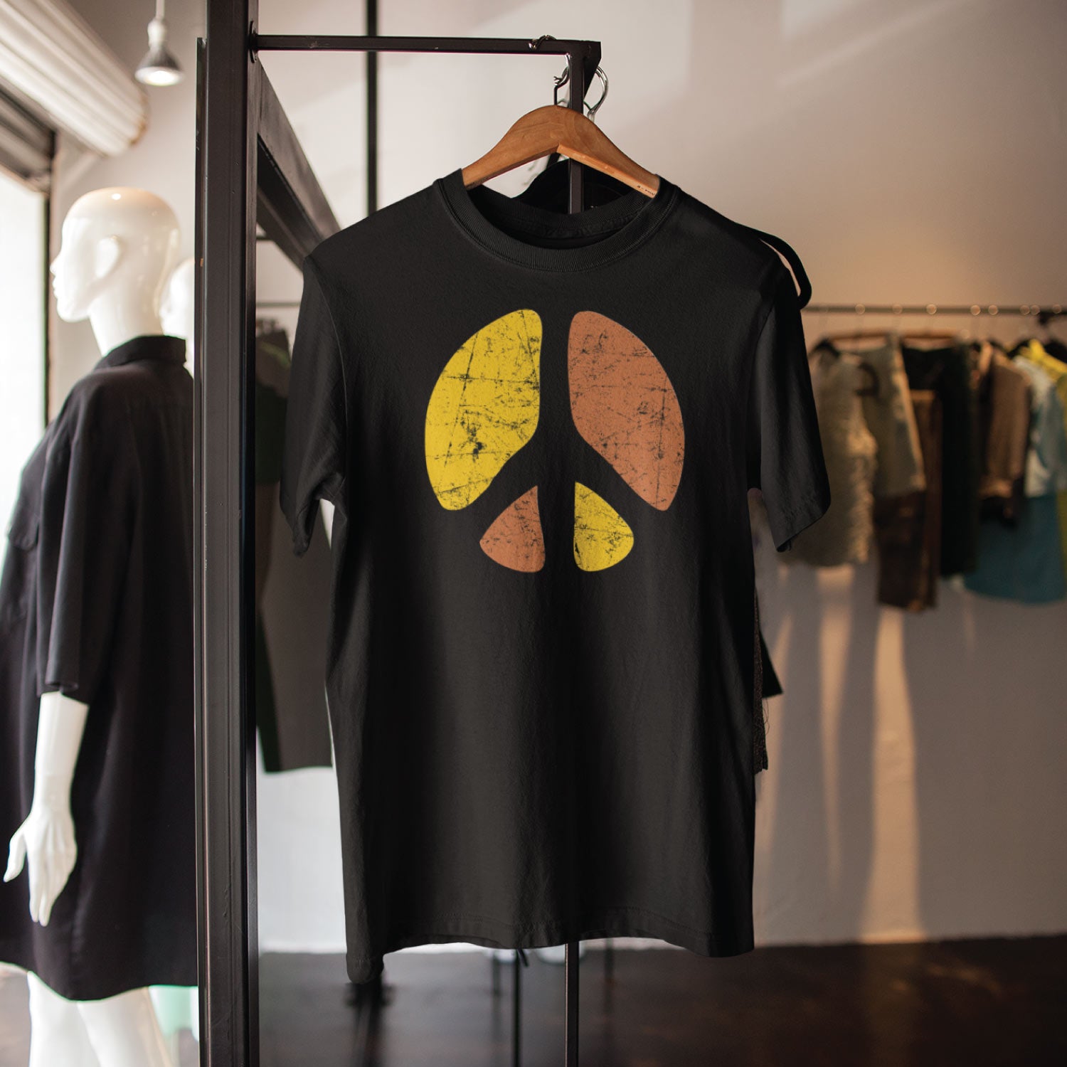 New Peace – Tantra Original Brand Since 1997 – Unisex Cotton Tee Everyday Wear - Shipping Globally!