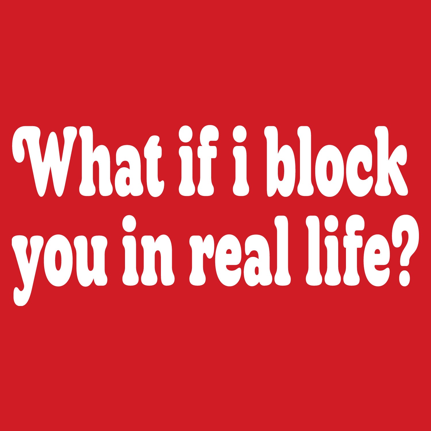 Block – Tantra Original Brand Since 1997 – Unisex Cotton Tee – Minimal Graphic Everyday Wear - Shipping Globally!