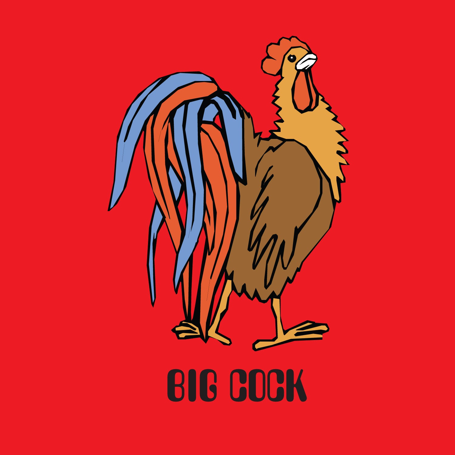 Cock – Tantra Original Since 1997 – Unisex Cotton Tee Everyday Wear – Shipping Globally!