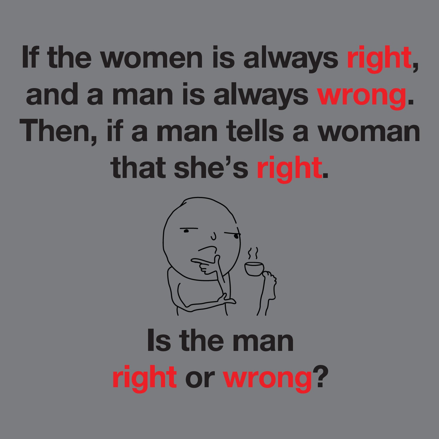 Right Wrong – Tantra Original Brand Since 1997 – Unisex Cotton Tee Everyday Wear - Shipping Globally!